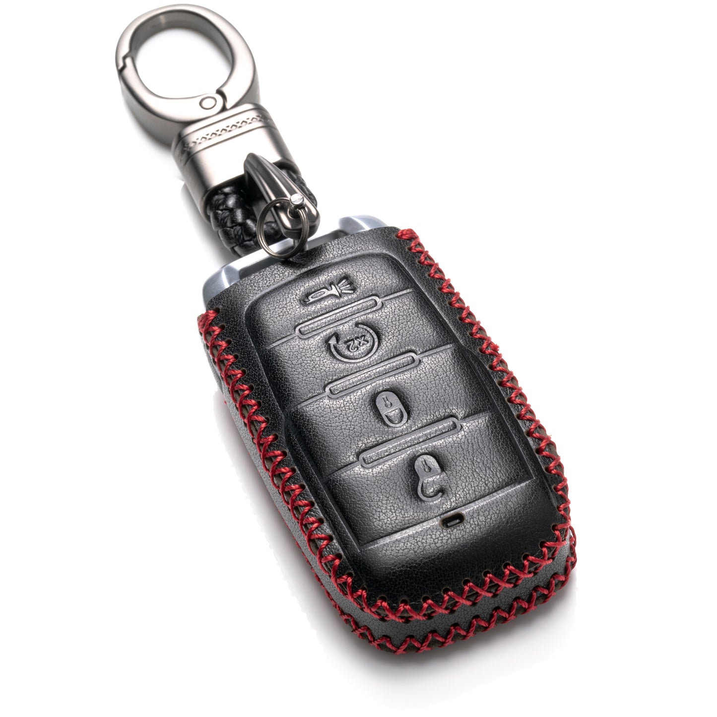 Vitodeco Leather Key Fob Case Compatible for RAM 2019-2025, 4-Button