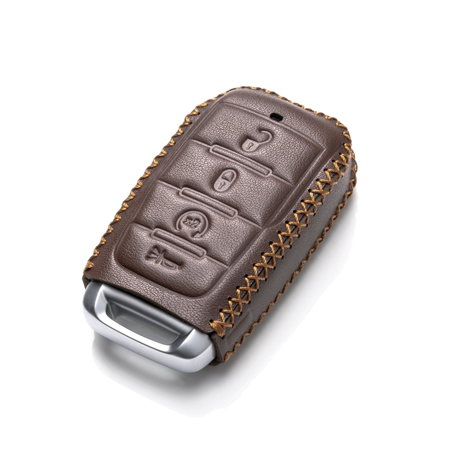 Vitodeco Leather Key Fob Case Compatible for RAM 2019-2025, 4-Button