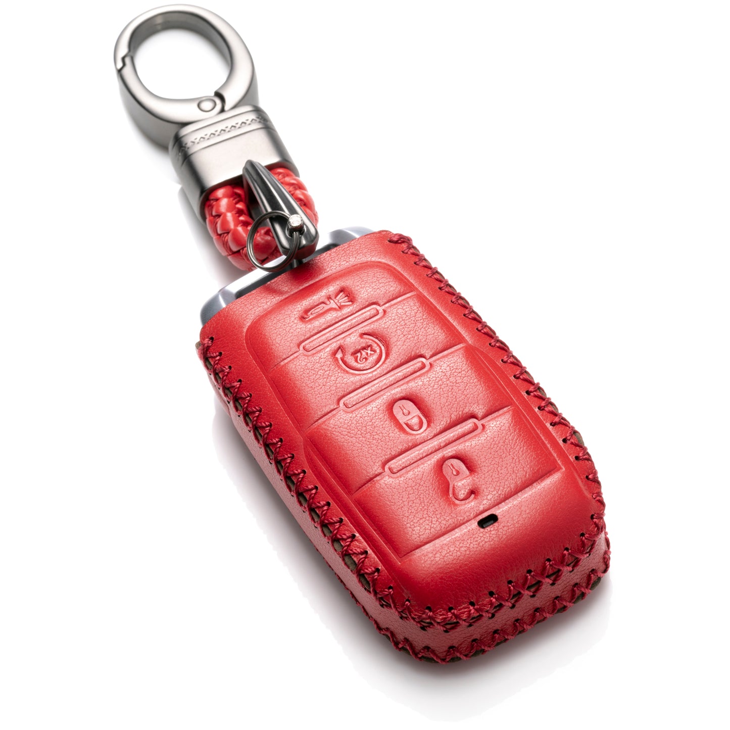 Vitodeco Leather Key Fob Case Compatible for RAM 2019-2025, 4-Button