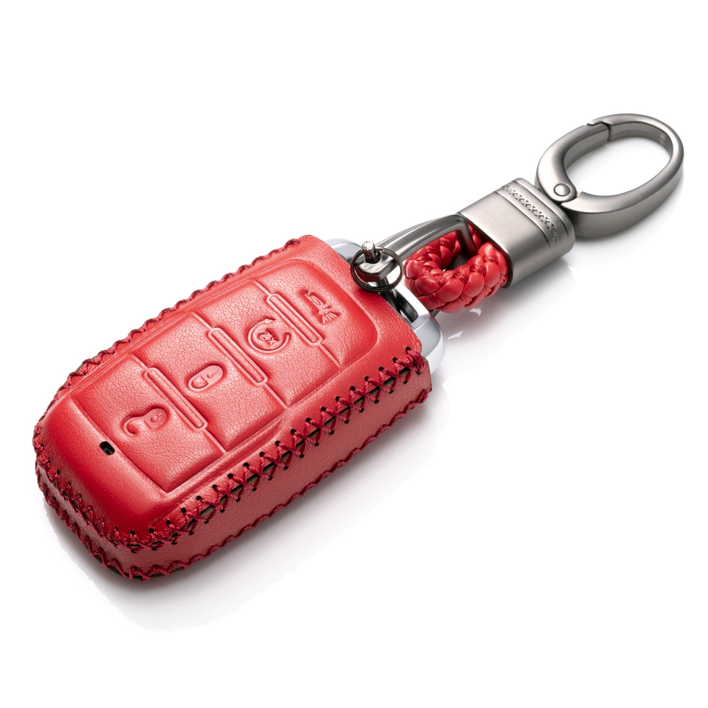 Vitodeco Leather Key Fob Case Compatible for RAM 2019-2025, 4-Button