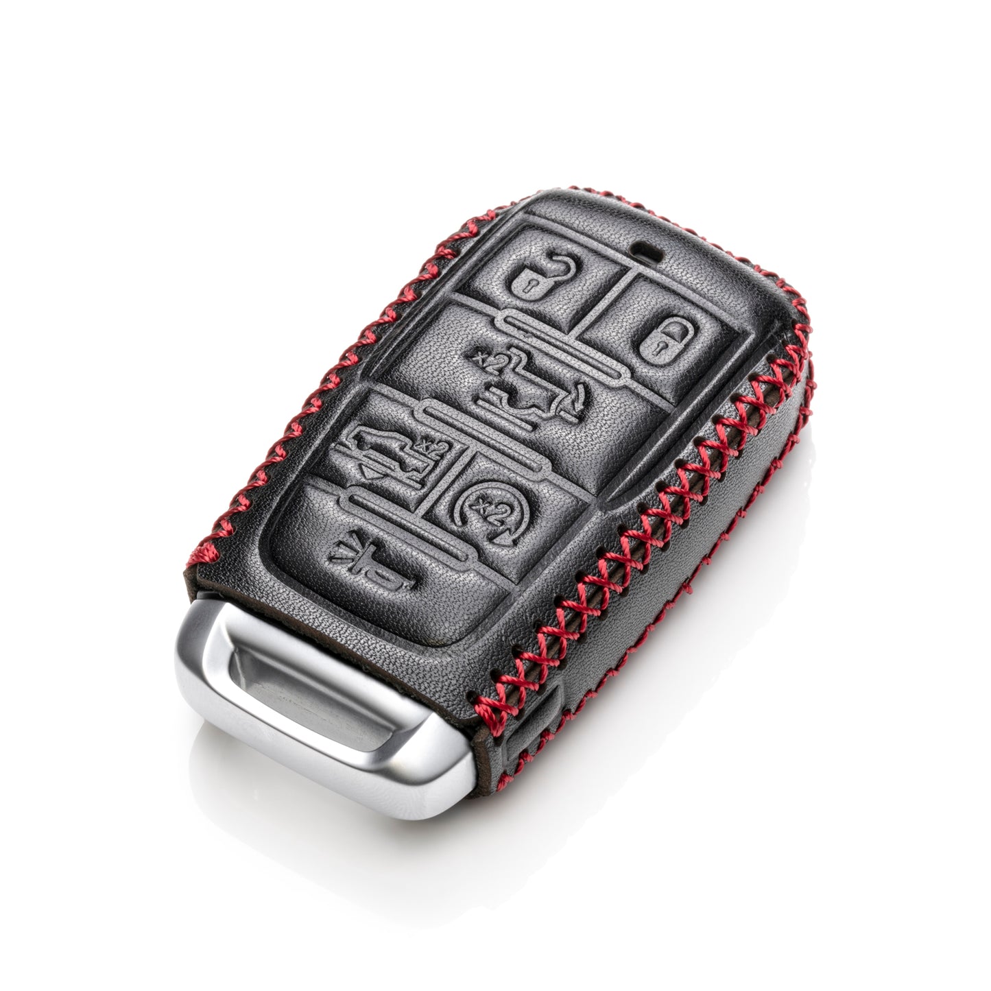 Vitodeco Leather Key Fob Case Compatible for RAM 1500, RAM 2500, RAM 3500 2019-2025, 6-Button