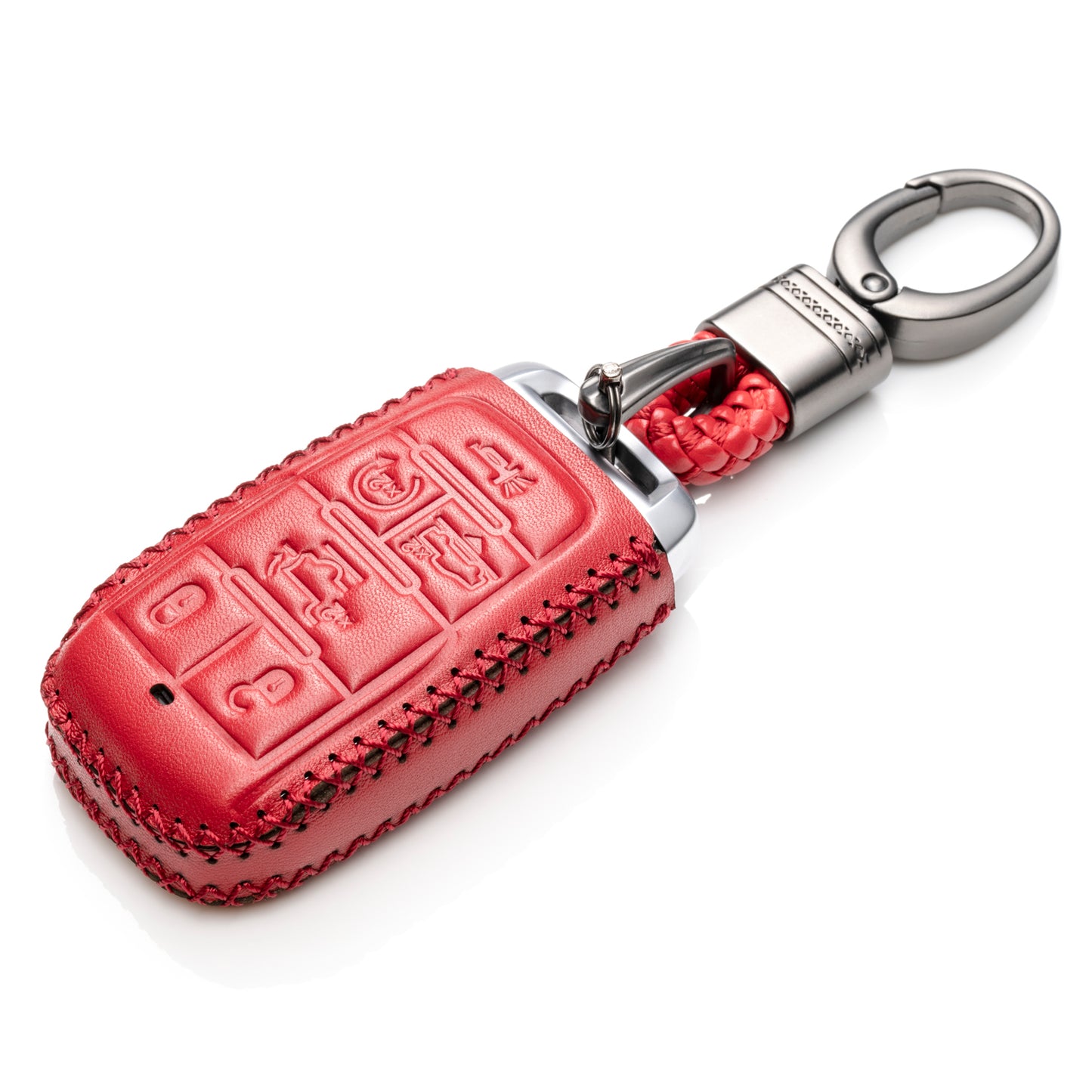 Vitodeco Leather Key Fob Case Compatible for RAM 1500, RAM 2500, RAM 3500 2019-2025, 6-Button