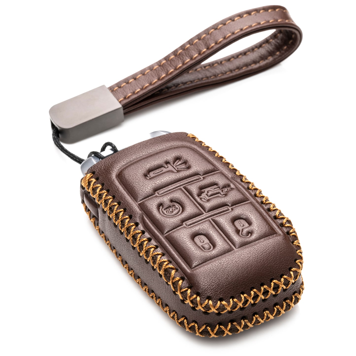 Vitodeco Leather Key Case Compatible for RAM 2019-2025, 5-Button