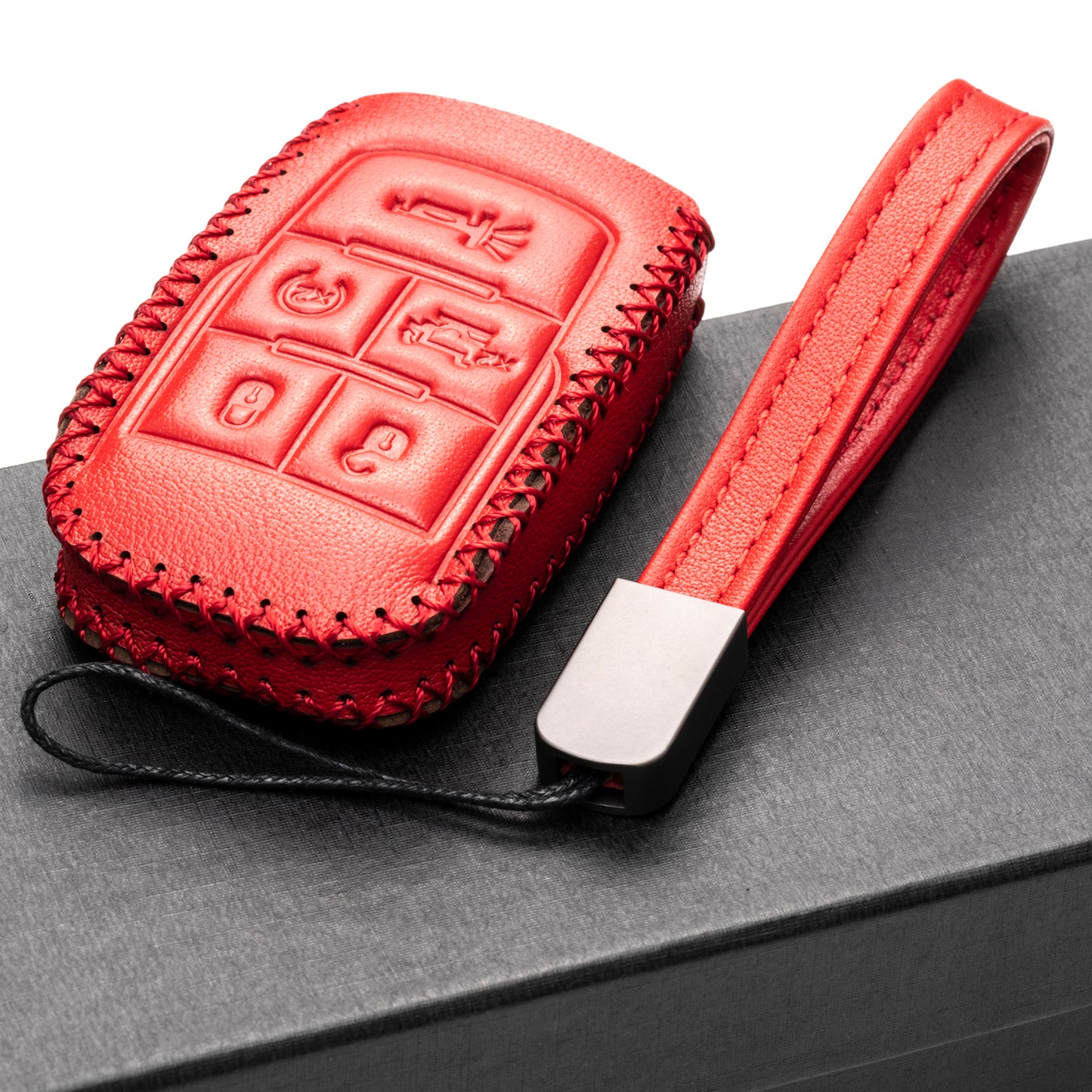 Vitodeco Leather Key Case Compatible for RAM 2019-2025, 5-Button