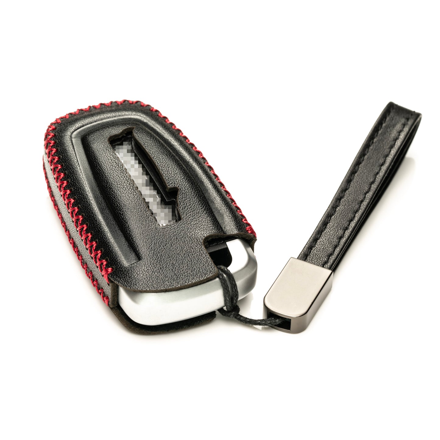 Vitodeco Genuine Leather Smart Key Fob Case Compatible with Ford Raptor 2017-2025, 5-Button
