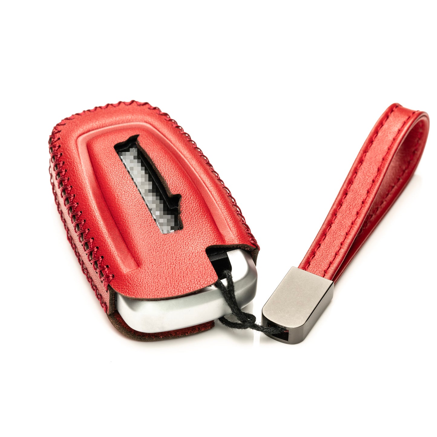 Vitodeco Genuine Leather Smart Key Fob Case Compatible with Ford Raptor 2017-2025, 5-Button