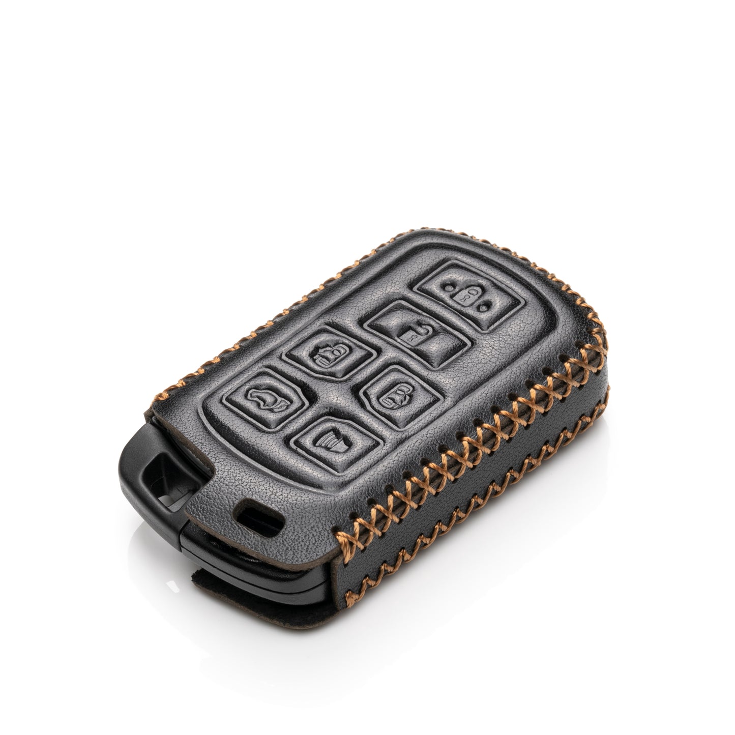 Vitodeco Leather Key Fob Case Compatible for Toyota Sienna 2011-2020, 6-Button