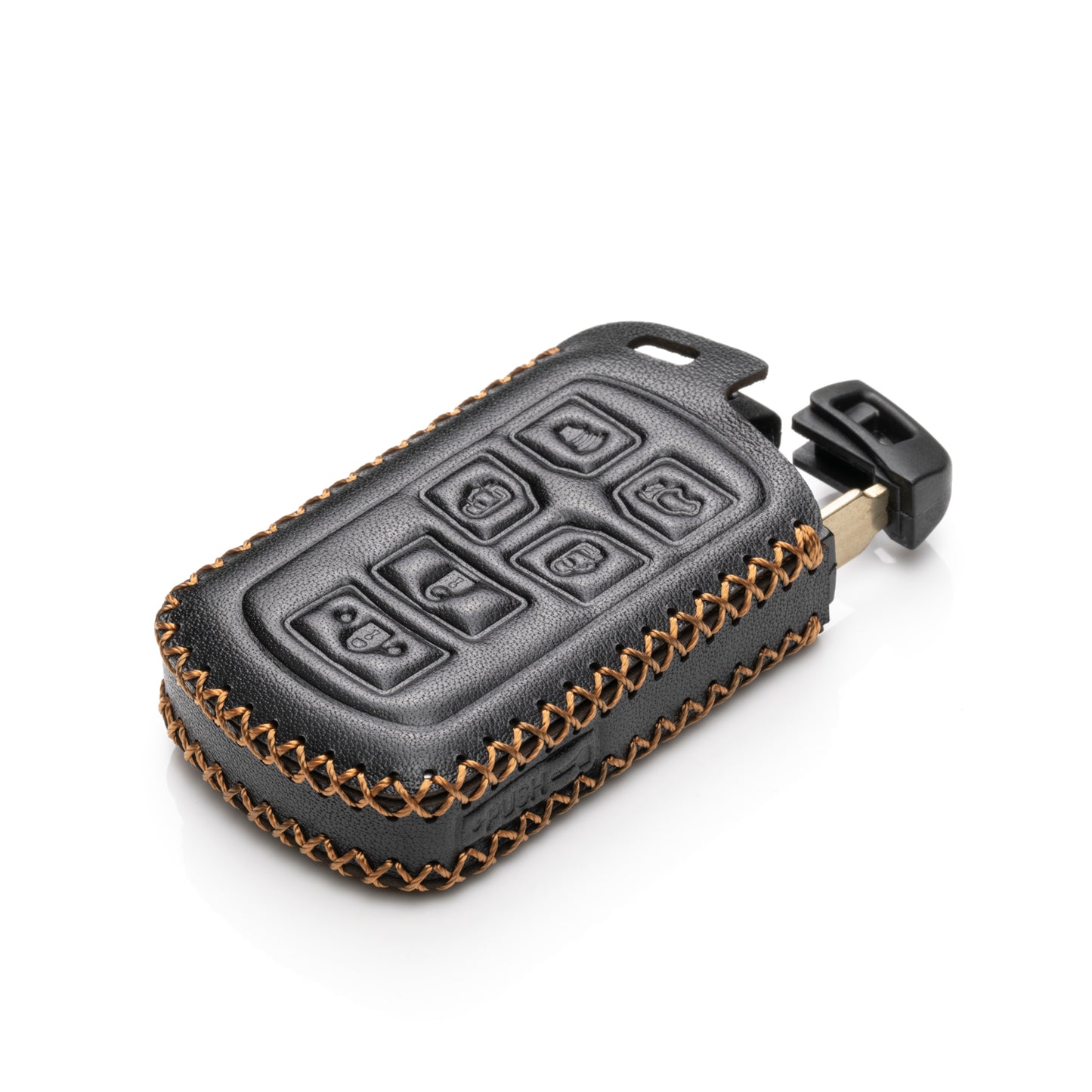 Vitodeco Leather Key Fob Case Compatible for Toyota Sienna 2011-2020, 6-Button