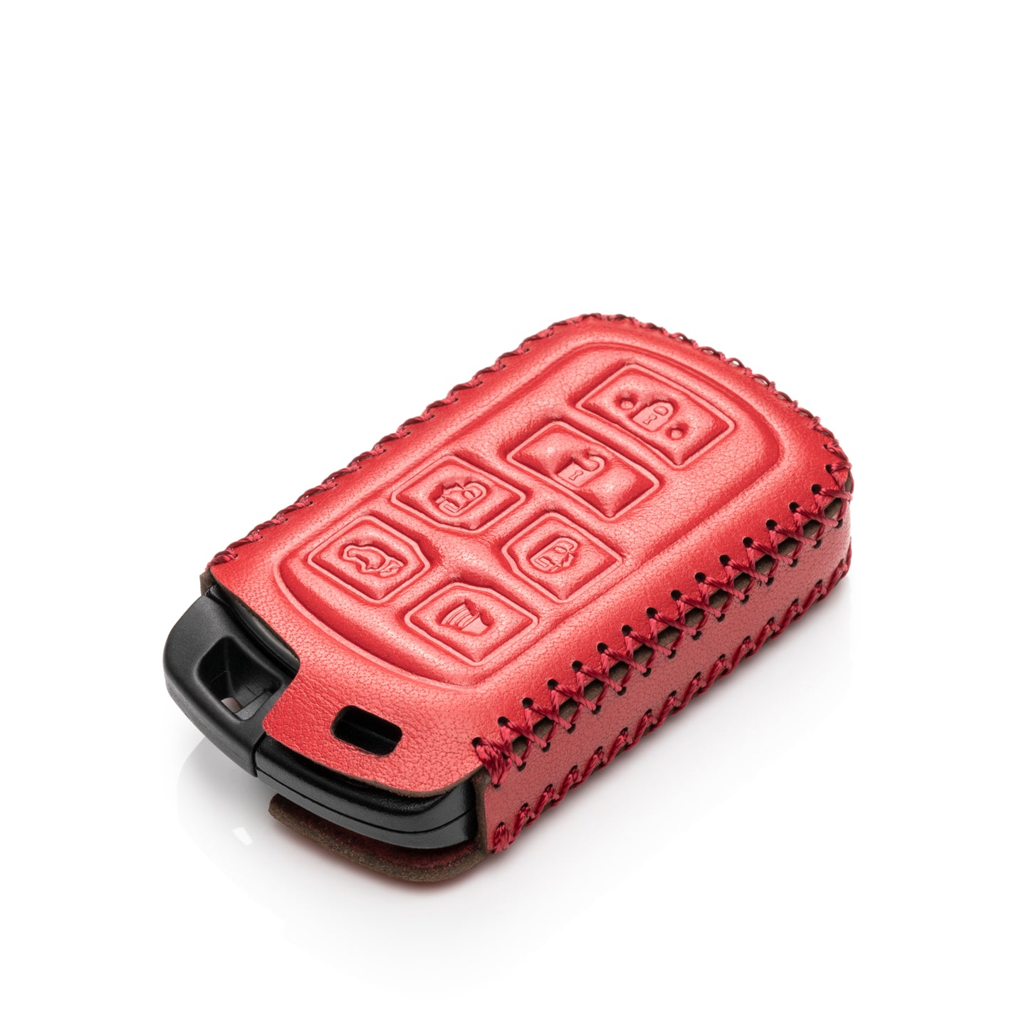 Vitodeco Leather Key Fob Case Compatible for Toyota Sienna 2011-2020, 6-Button