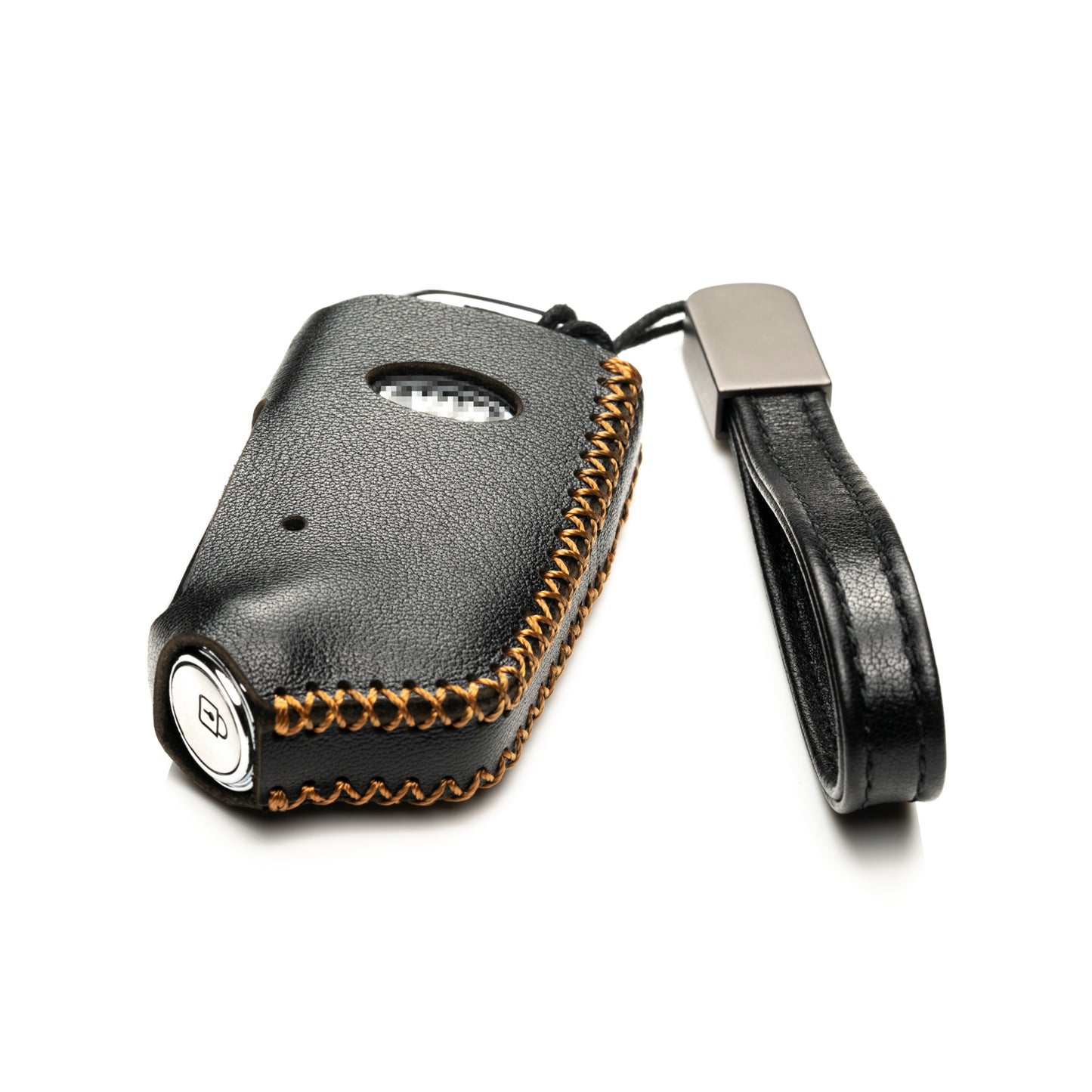 Vitodeco Leather Key Fob Case Compatible for Kia Stinger 2019-2023, 4-Button