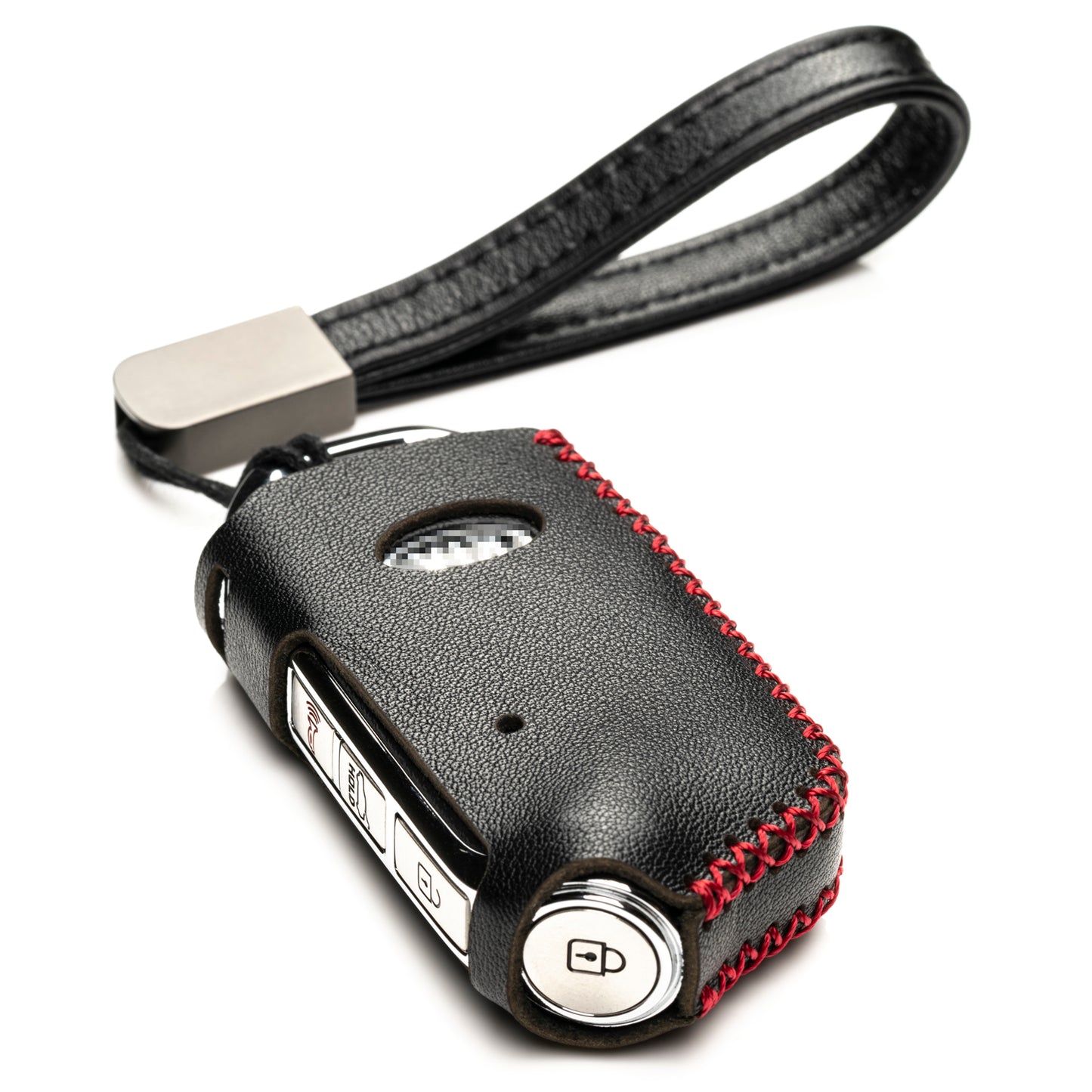 Vitodeco Leather Key Fob Case Compatible for Kia Stinger 2019-2023, 4-Button