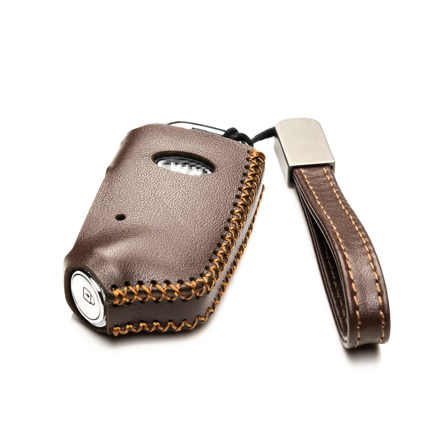 Vitodeco Leather Key Fob Case Compatible for Kia Stinger 2019-2023, 4-Button