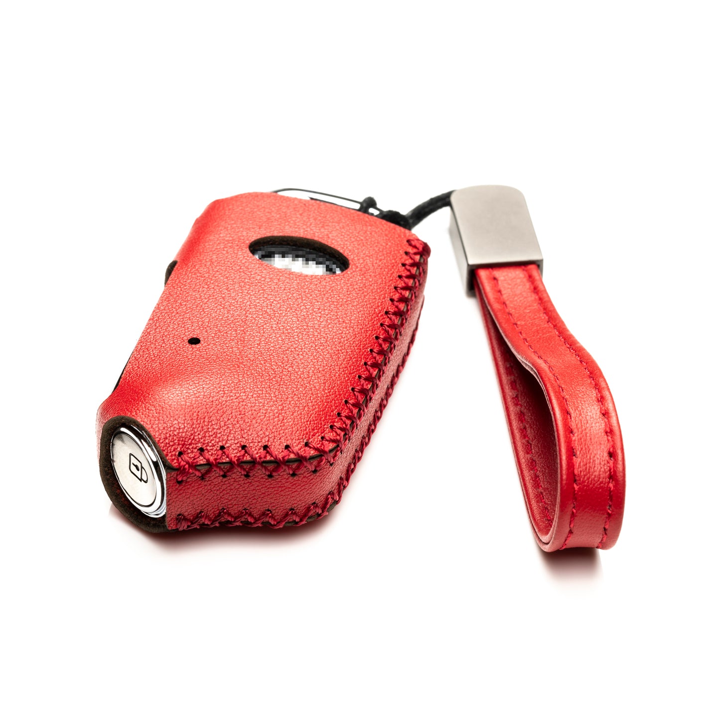 Vitodeco Leather Key Fob Case Compatible for Kia Stinger 2019-2023, 4-Button