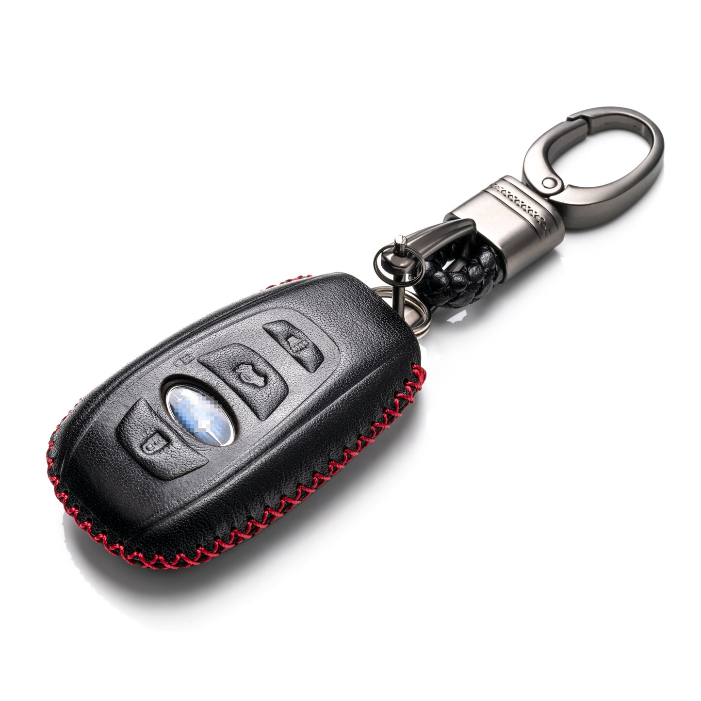 Vitodeco Leather Key Fob Case Compatible for Subaru Forester, Impreza, Outback, WRX, BRZ, XV Crosstrek, Ascent, Solterra 2014-2025, 4-Button