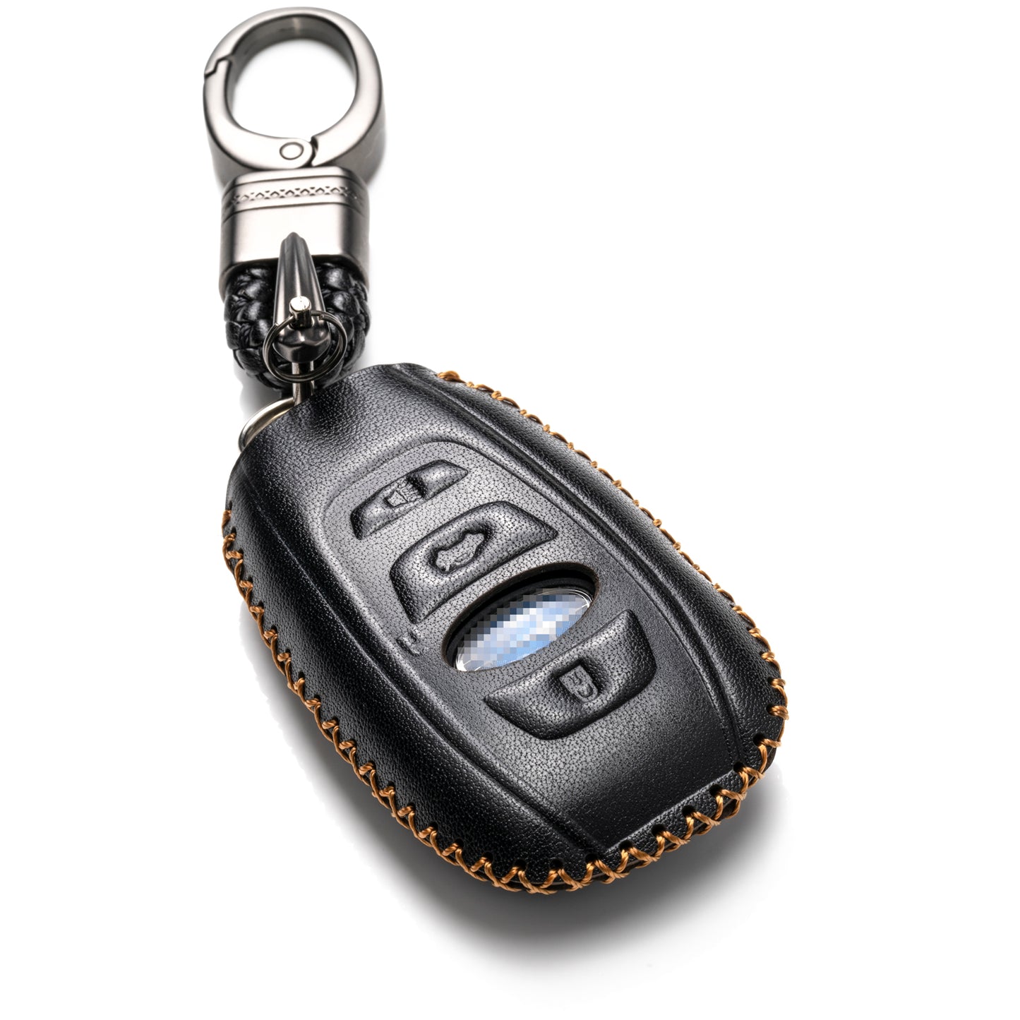 Vitodeco Leather Key Fob Case Compatible for Subaru Forester, Impreza, Outback, WRX, BRZ, XV Crosstrek, Ascent, Solterra 2014-2025, 4-Button