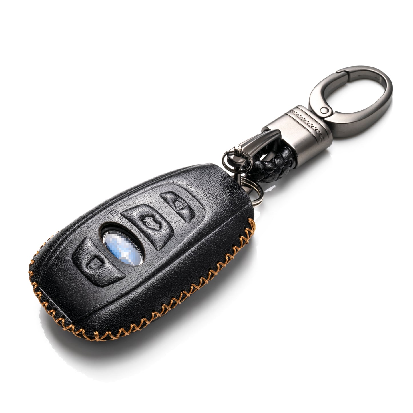 Vitodeco Leather Key Fob Case Compatible for Subaru Forester, Impreza, Outback, WRX, BRZ, XV Crosstrek, Ascent, Solterra 2014-2025, 4-Button