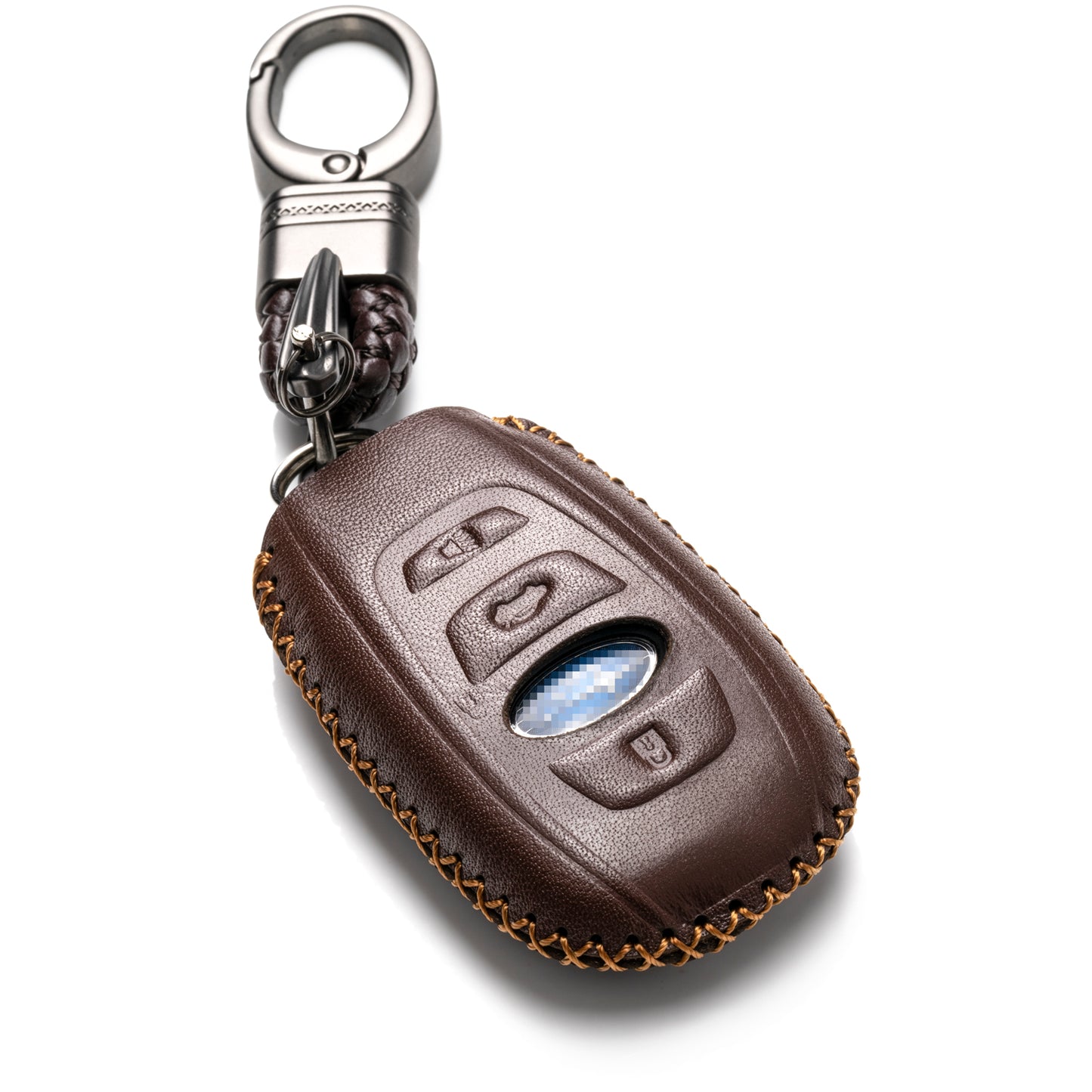 Vitodeco Leather Key Fob Case Compatible for Subaru Forester, Impreza, Outback, WRX, BRZ, XV Crosstrek, Ascent, Solterra 2014-2025, 4-Button