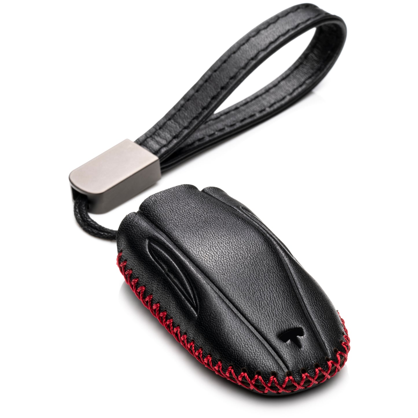 Vitodeco Leather Key Fob Case Compatible for Tesla Model S, Model 3, Model Y