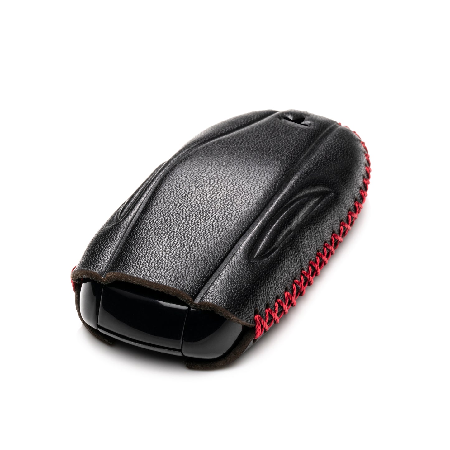 Vitodeco Leather Key Fob Case Compatible for Tesla Model S, Model 3, Model Y