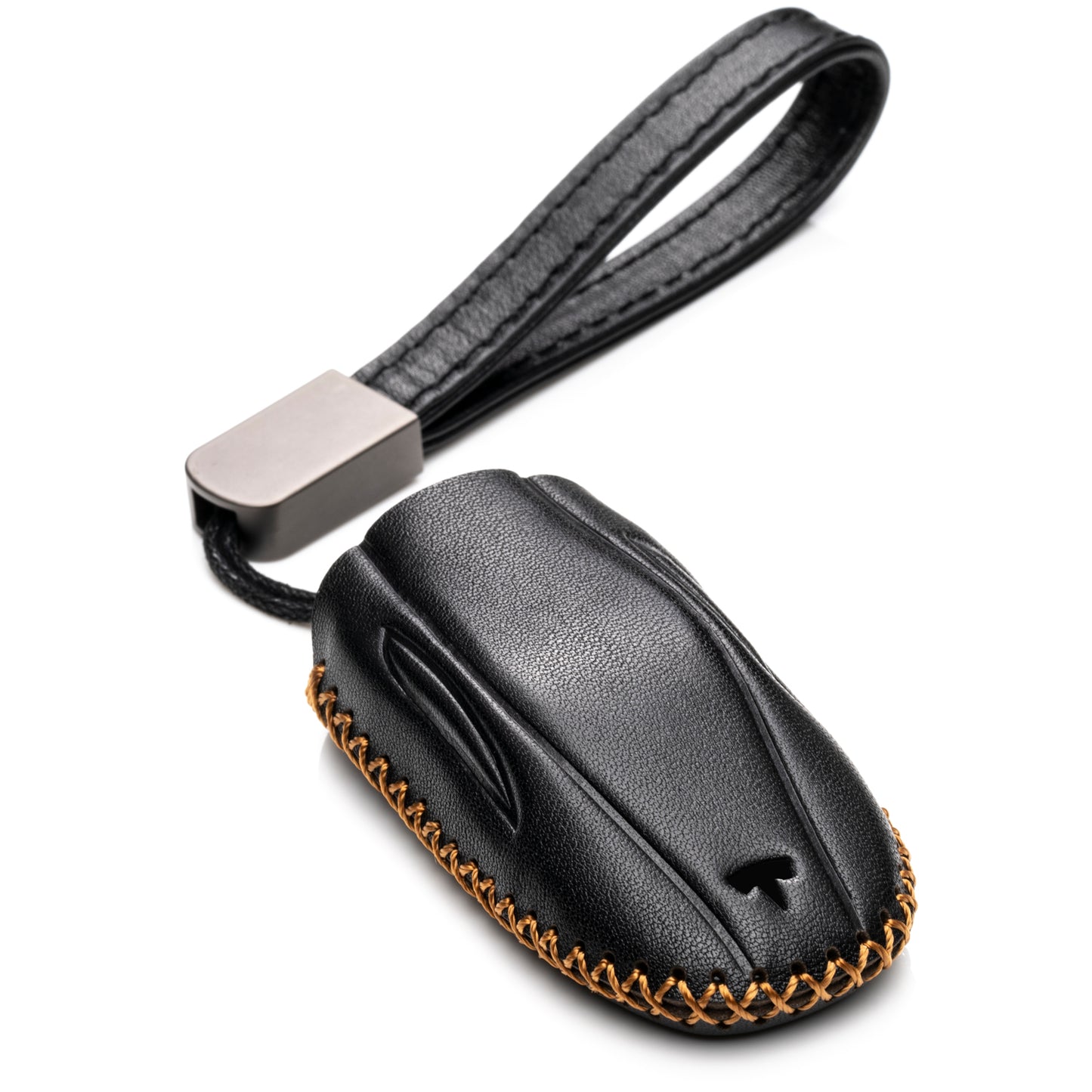 Vitodeco Leather Key Fob Case Compatible for Tesla Model S, Model 3, Model Y