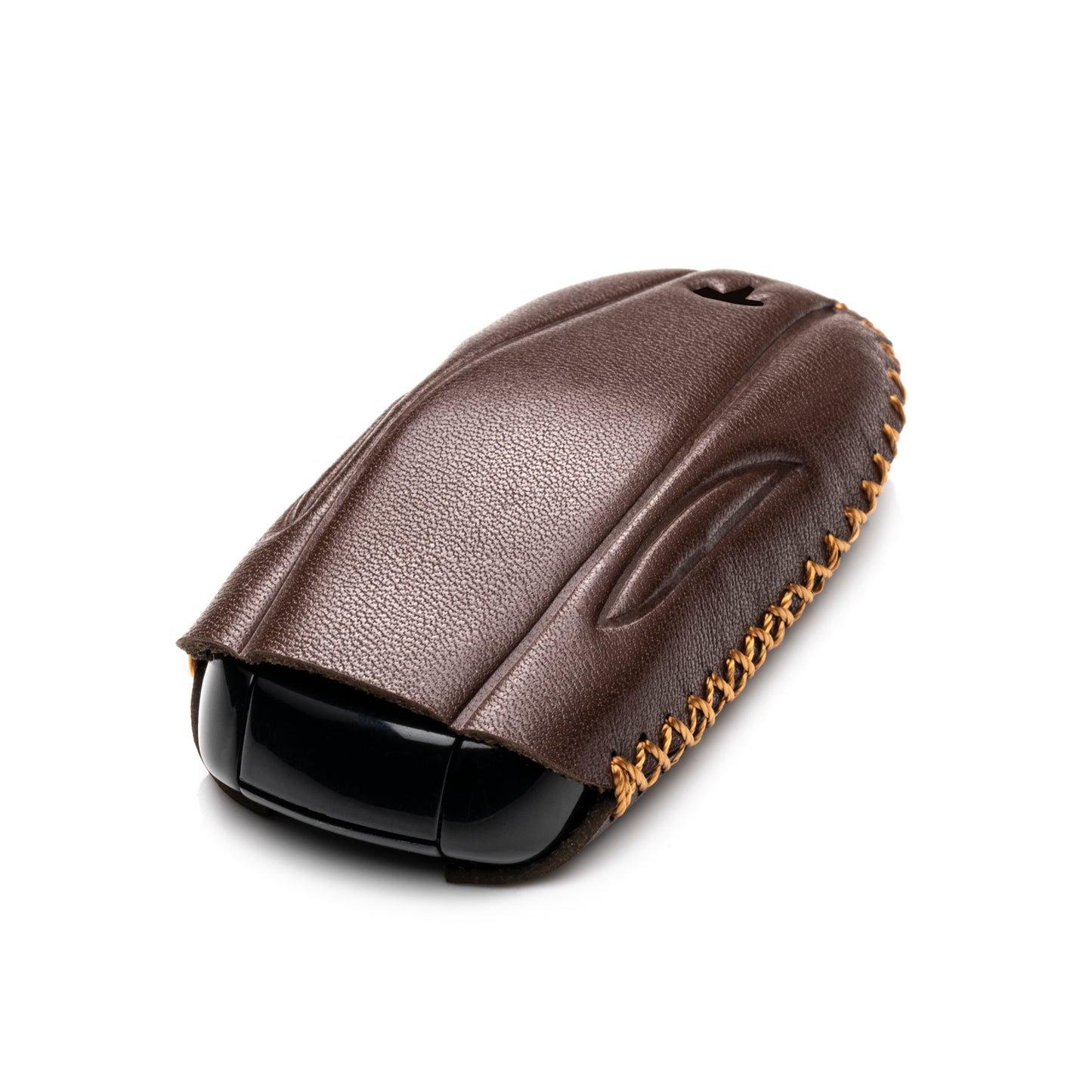 Vitodeco Leather Key Fob Case Compatible for Tesla Model S, Model 3, Model Y
