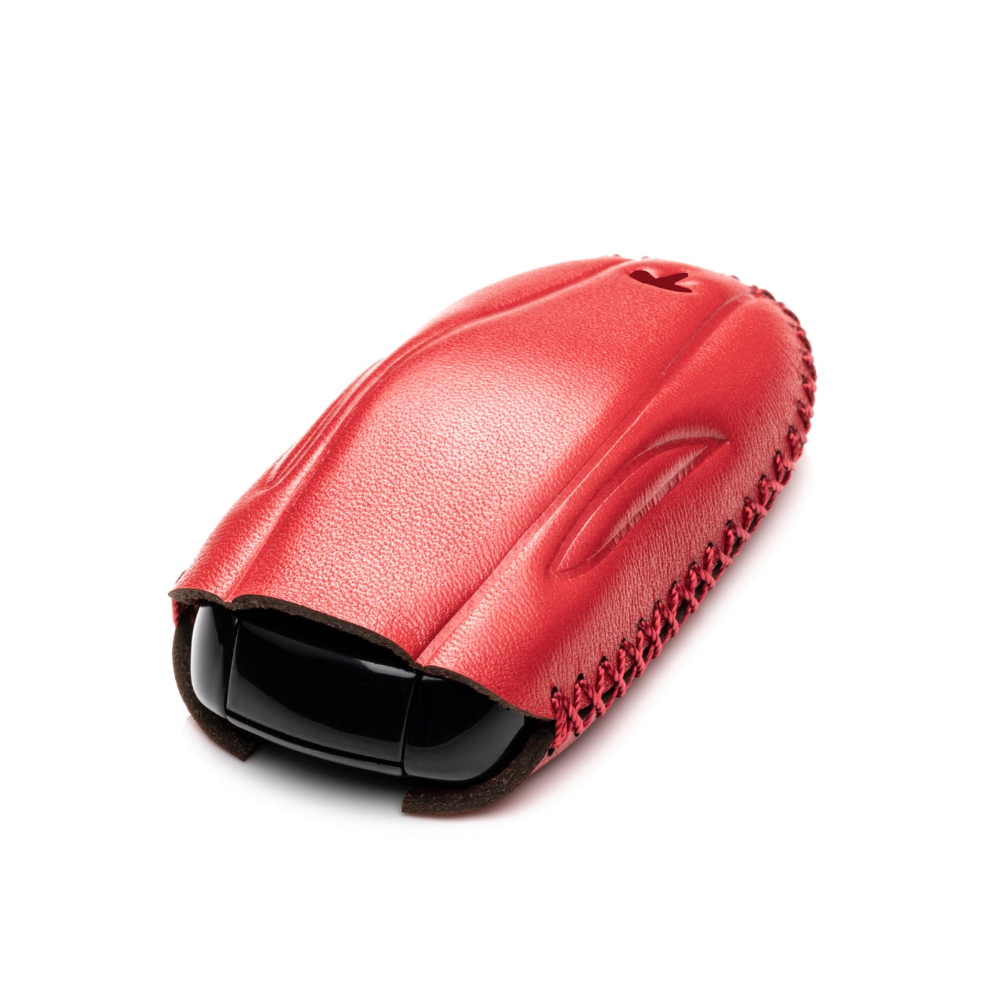 Vitodeco Leather Key Fob Case Compatible for Tesla Model S, Model 3, Model Y