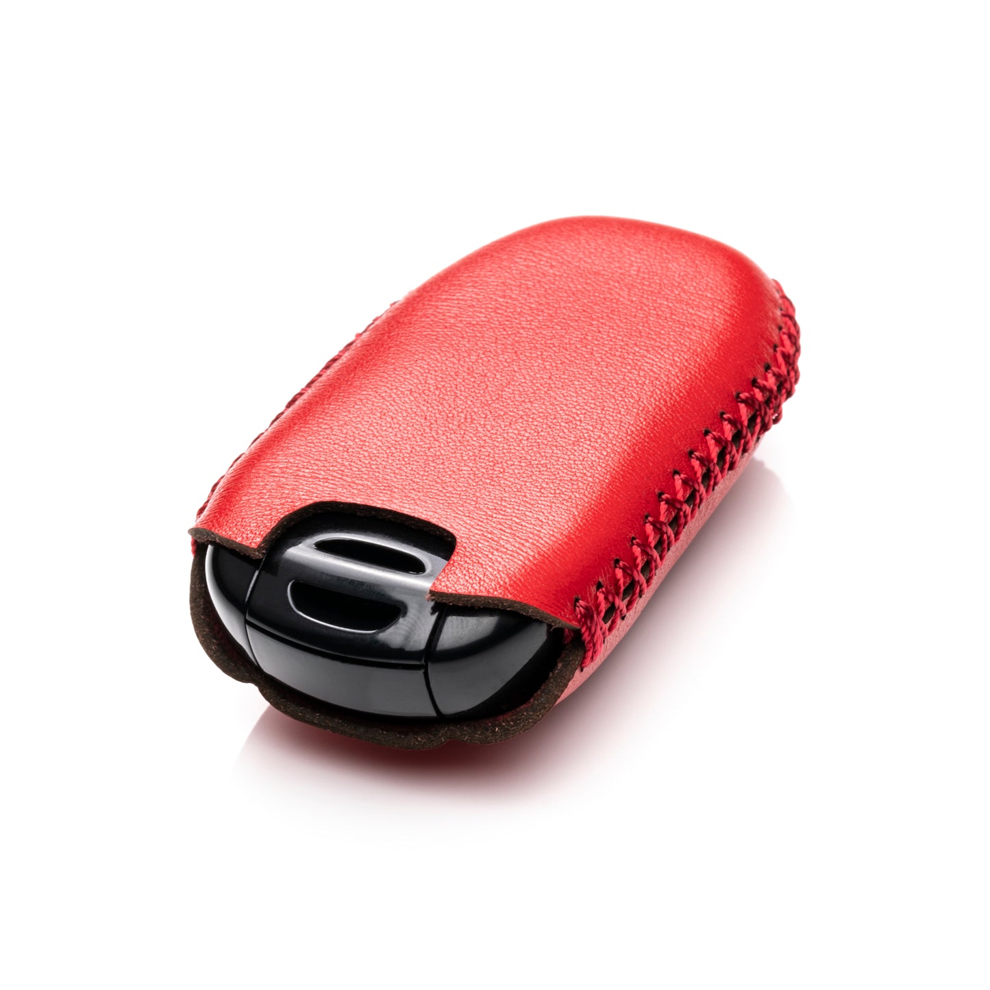 Vitodeco Leather Key Fob Case Compatible for Tesla Model S, Model 3, Model Y