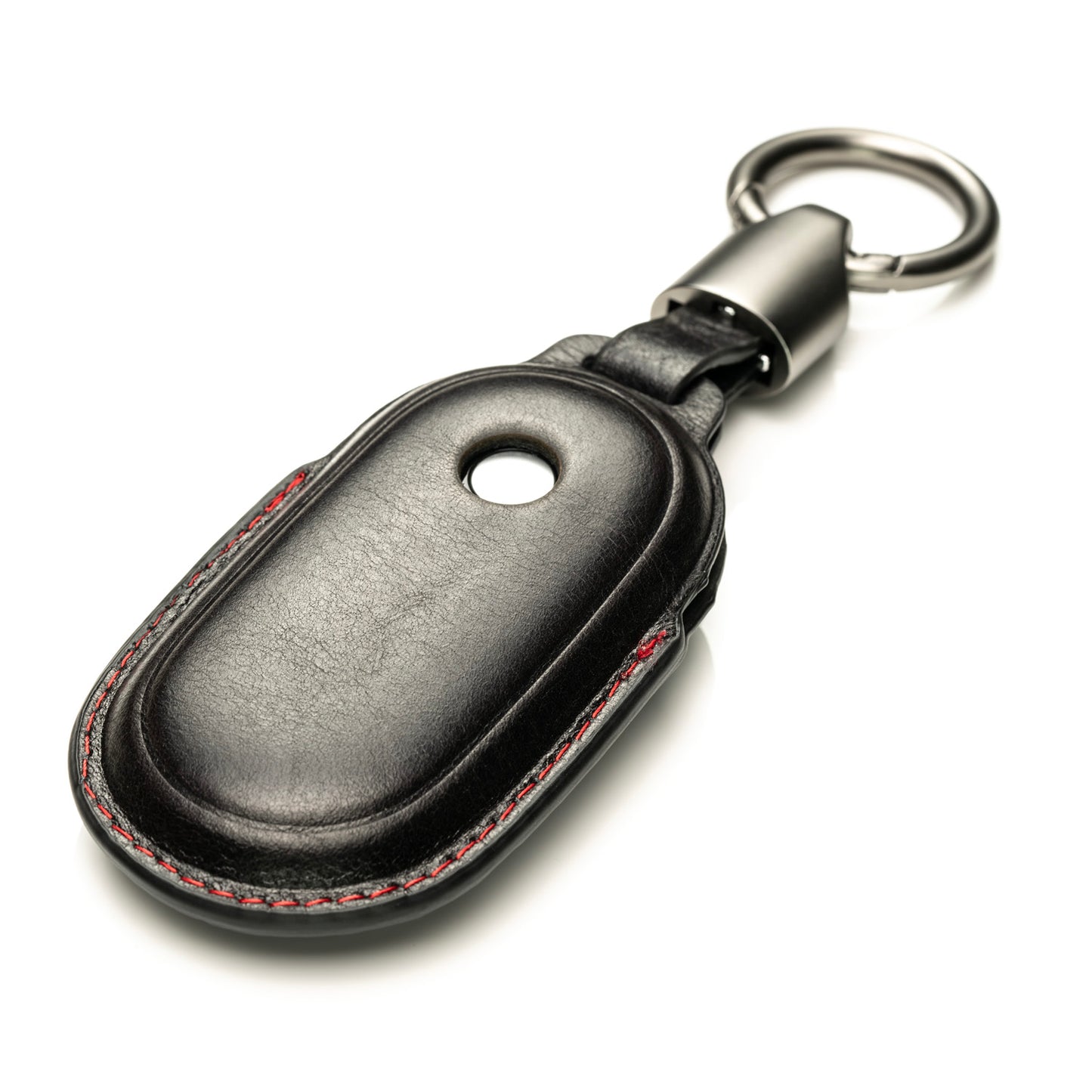 Vitodeco Superior 3D Leather Key Fob Case Compatible for Mercedes-Benz C-Class, S-Class, GLC, EQB SUV, EQS Sedan, EQS SUV, EQE Sedan, EQE SUV 2023-2025, 3-Button