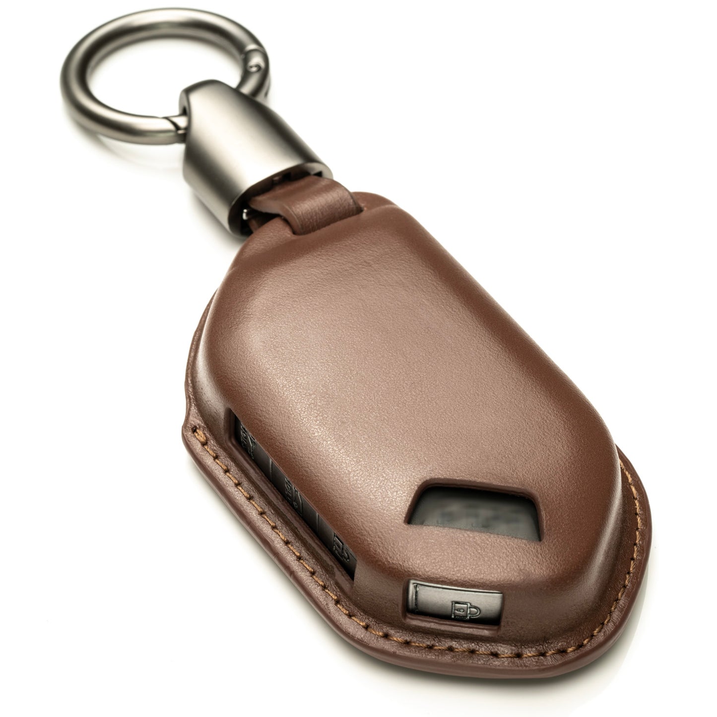 Vitodeco Superior 3D Genuine Leather Smart Key Fob Case Compatible with Kia Telluride, Kia Sorento, Kia EV9, Kia K5 GT, Kia Carnival
