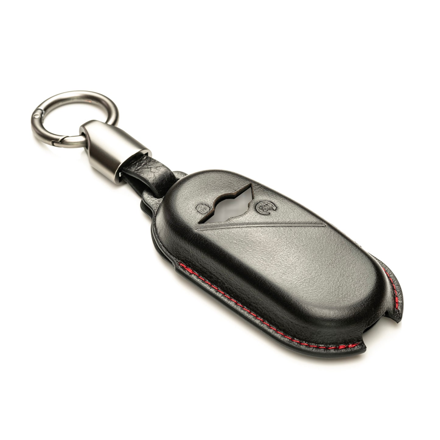 Vitodeco Superior 3D Leather Smart Key Fob Cover Compatible with Mini Countryman S ALL4, Countryman SE ALL4, Cooper 2 Door, Cooper S 4 Door, Convertible, 4-Button