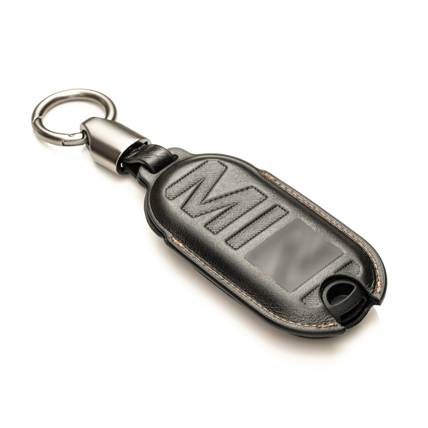 Vitodeco Superior 3D Leather Smart Key Fob Cover Compatible with Mini Countryman S ALL4, Countryman SE ALL4, Cooper 2 Door, Cooper S 4 Door, Convertible, 4-Button