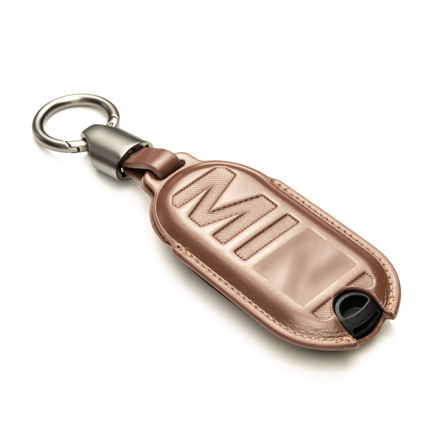 Vitodeco Superior 3D Leather Smart Key Fob Cover Compatible with Mini Countryman S ALL4, Countryman SE ALL4, Cooper 2 Door, Cooper S 4 Door, Convertible, 4-Button