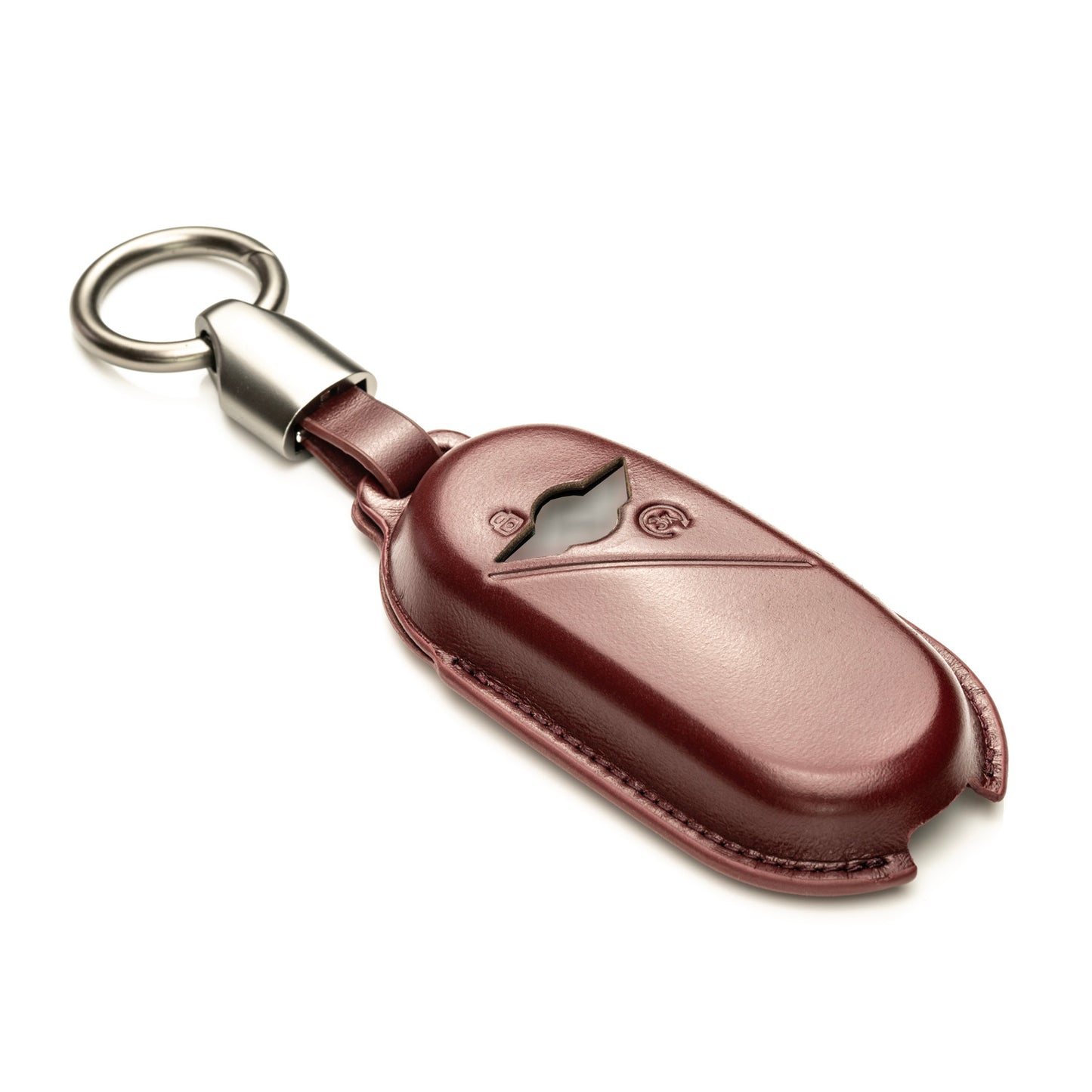 Vitodeco Superior 3D Leather Smart Key Fob Cover Compatible with Mini Countryman S ALL4, Countryman SE ALL4, Cooper 2 Door, Cooper S 4 Door, Convertible, 4-Button