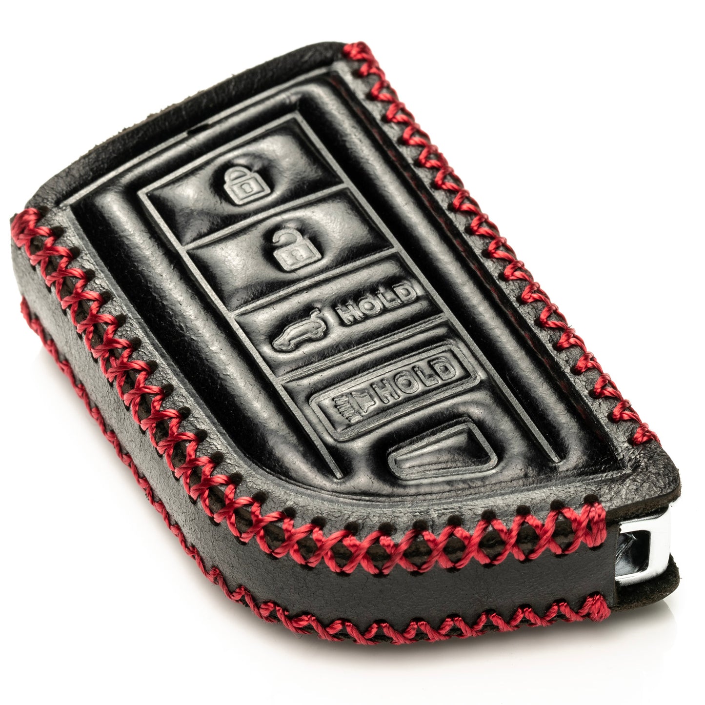Vitodeco Superior Leather Key Fob Case Compatible for Acura MDX, Acura RDX 2022-2025, 4-Button
