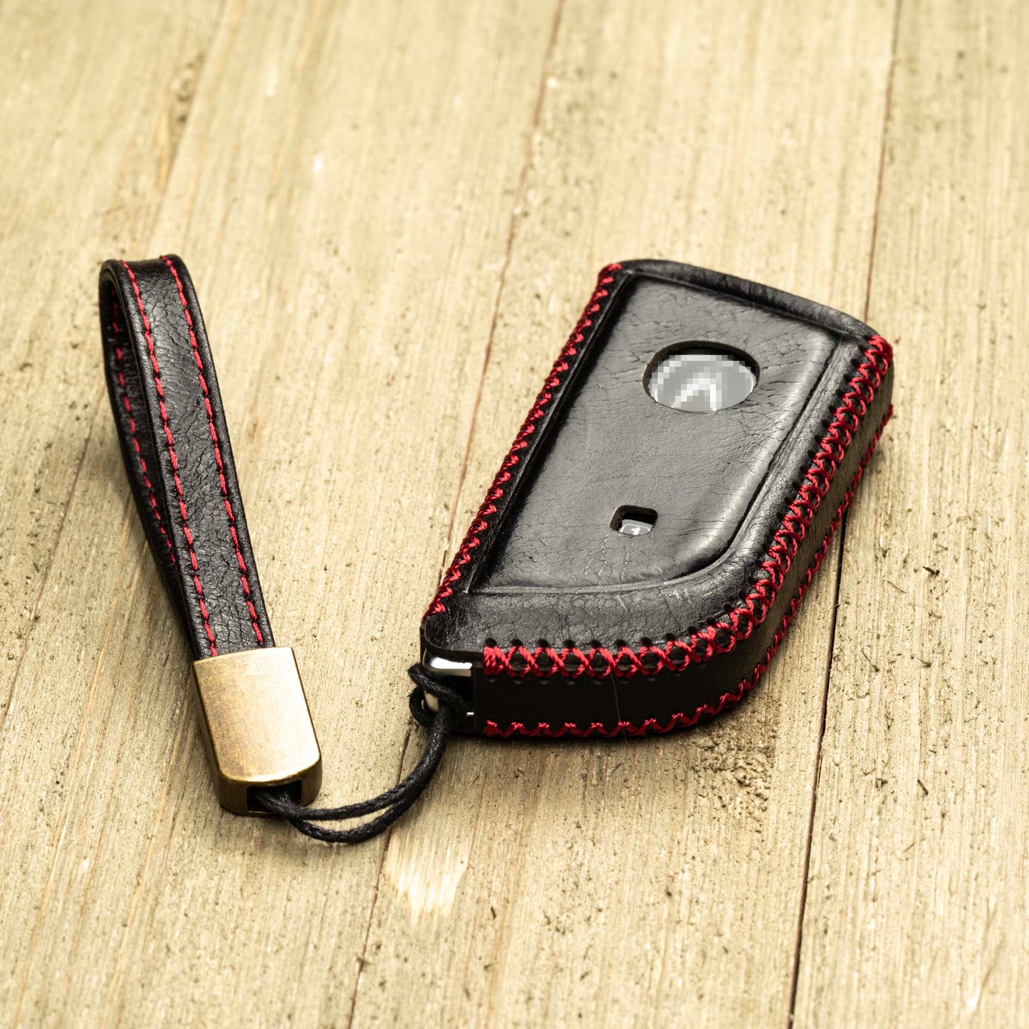 Vitodeco Superior Leather Key Fob Compatible for Acura MDX, Acura RDX 2022-2025, 5-Button