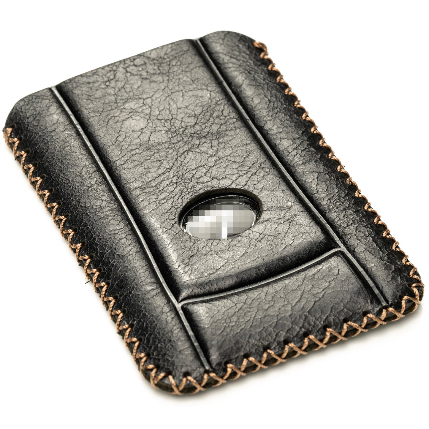 Vitodeco Superior Leather Key Card Case Compatible for Lexus LX570, Lexus LS460, Lexus ES, Lexus LX600 2016 - 2024