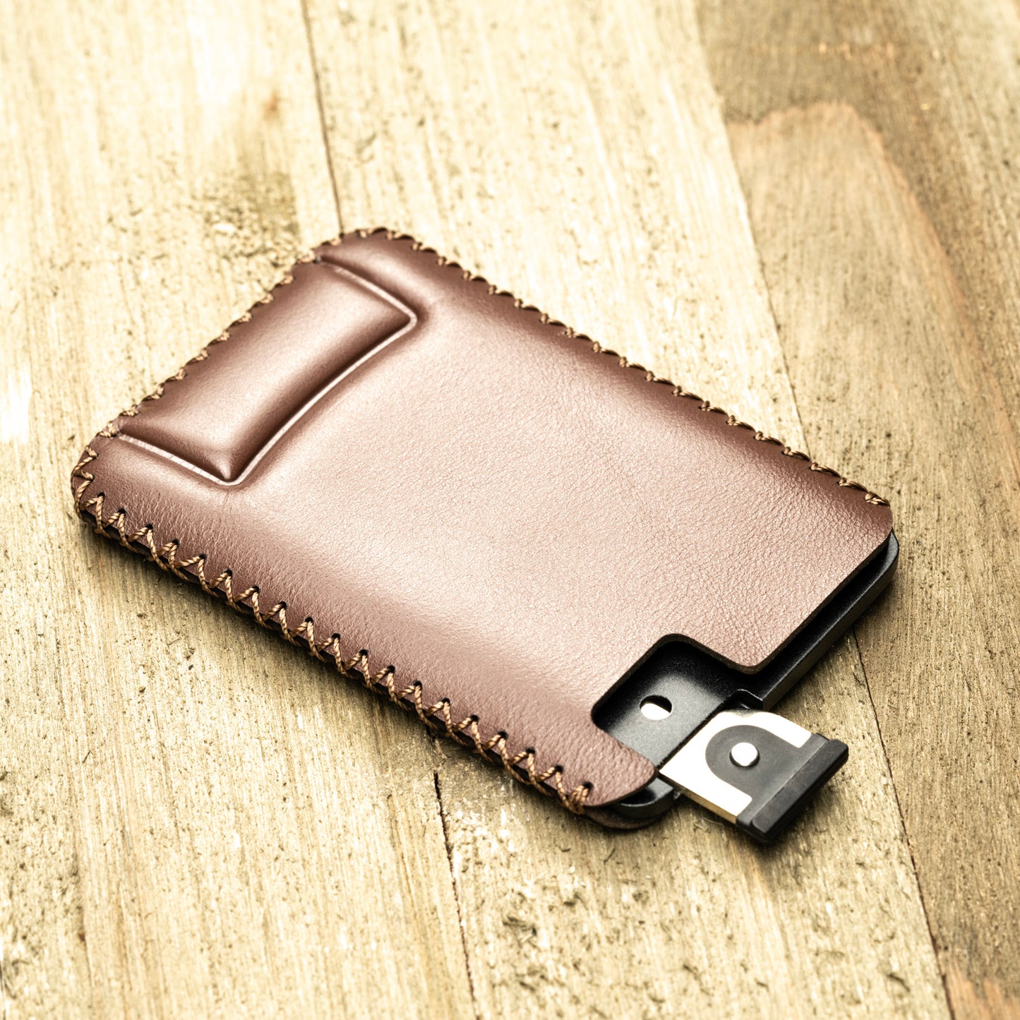 Vitodeco Superior Leather Key Card Case Compatible for Lexus LX570, Lexus LS460, Lexus ES, Lexus LX600 2016 - 2024