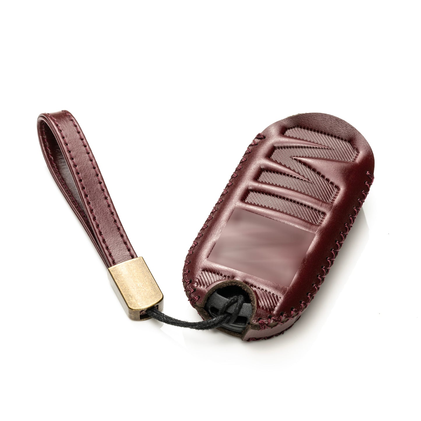 Vitodeco Superior Leather Smart Key Fob Cover Compatible with Mini Countryman S ALL4, Countryman SE ALL4, Cooper 2 Door, Cooper S 4 Door, Convertible, 4-Button