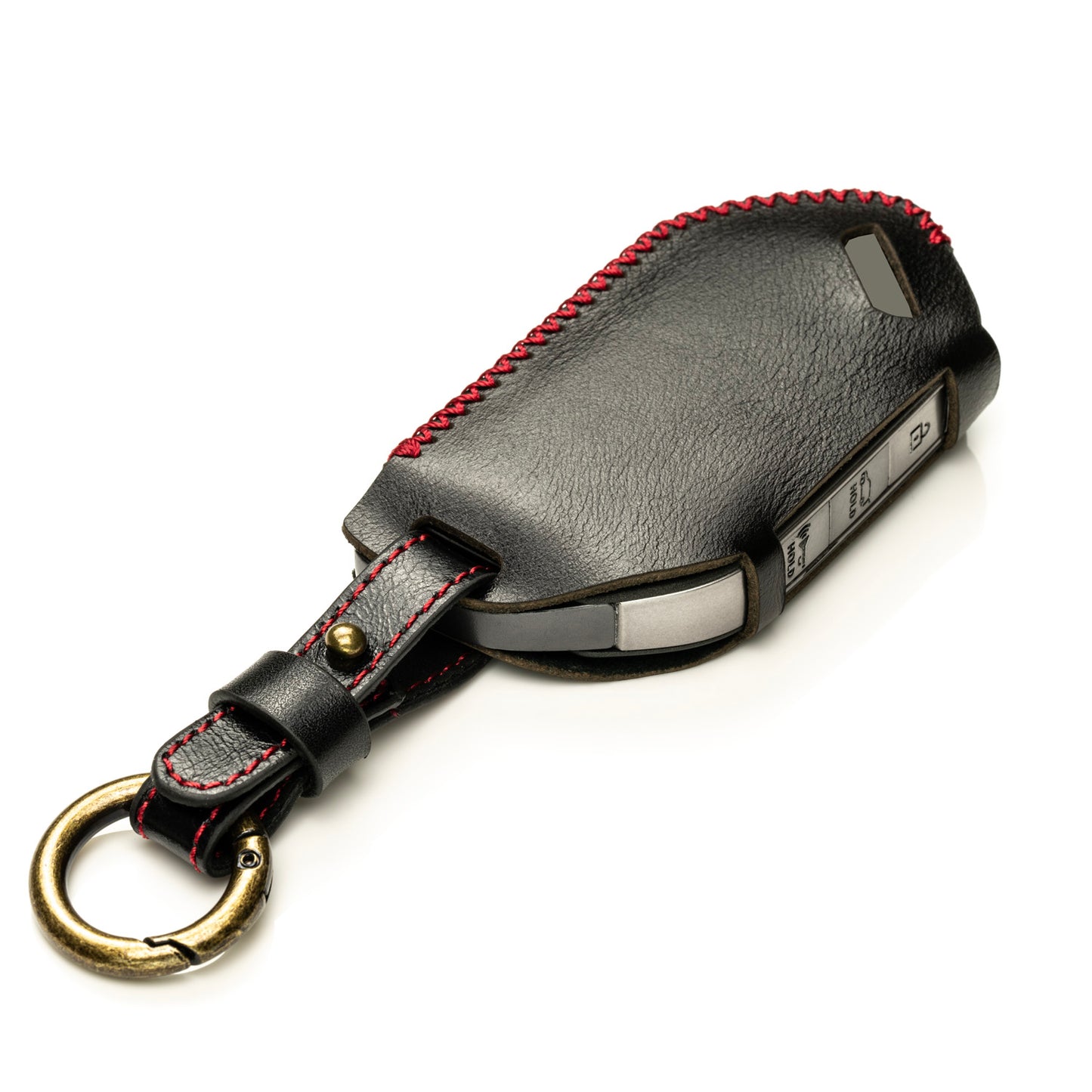 Vitodeco Superior Leather Key Fob Case Compatible for Kia Telluride, Kia Sorento, Kia EV9, Kia K5 GT, Kia Carnival, 5-Button