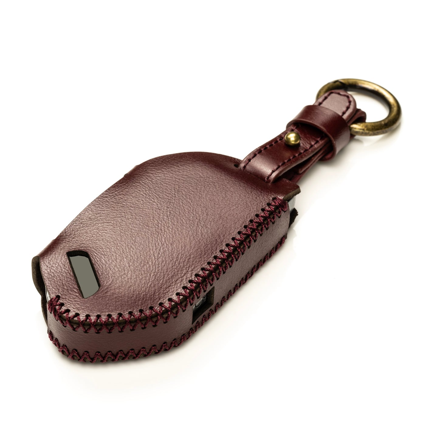 Vitodeco Superior Leather Key Fob Case Compatible for Kia Telluride, Kia Sorento, Kia EV9, Kia K5 GT, Kia Carnival, 5-Button