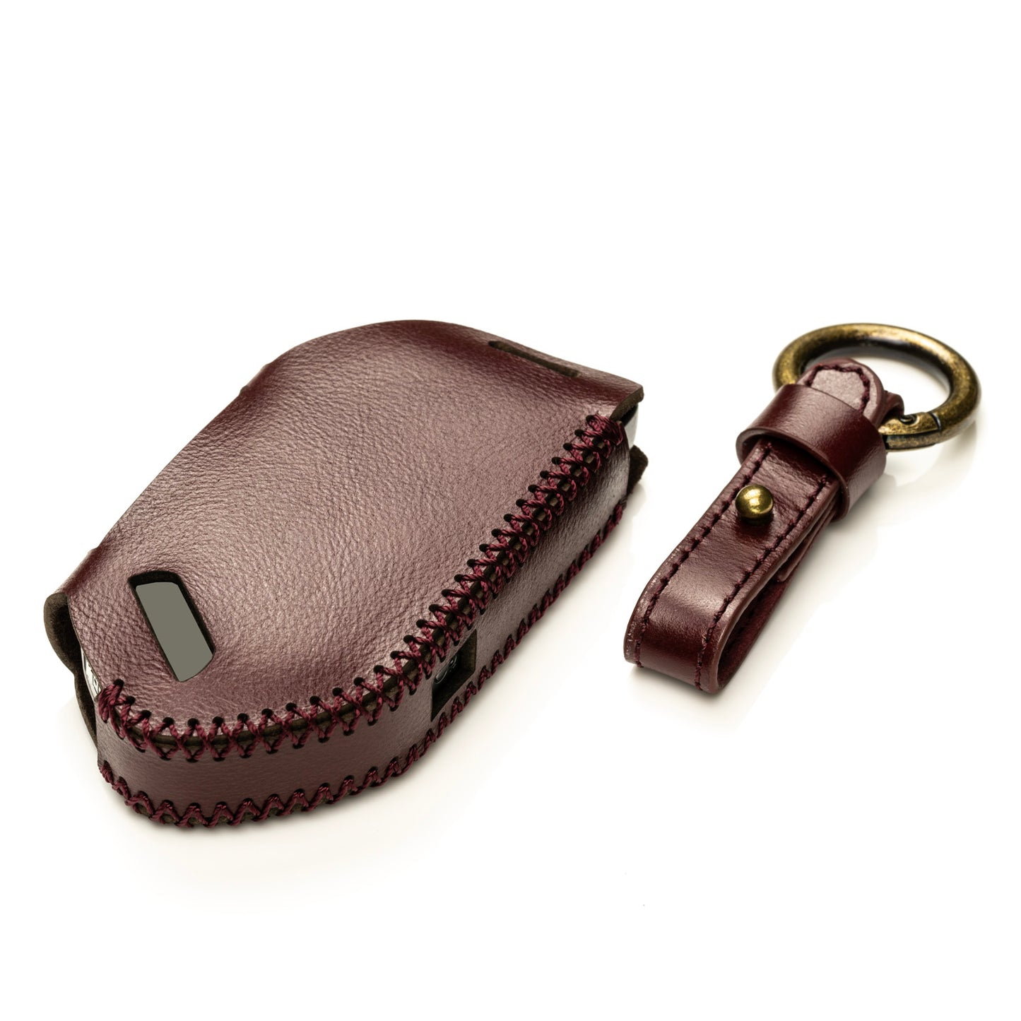 Vitodeco Superior Leather Key Fob Case Compatible for Kia Telluride, Kia Sorento, Kia EV9, Kia K5 GT, Kia Carnival, 5-Button