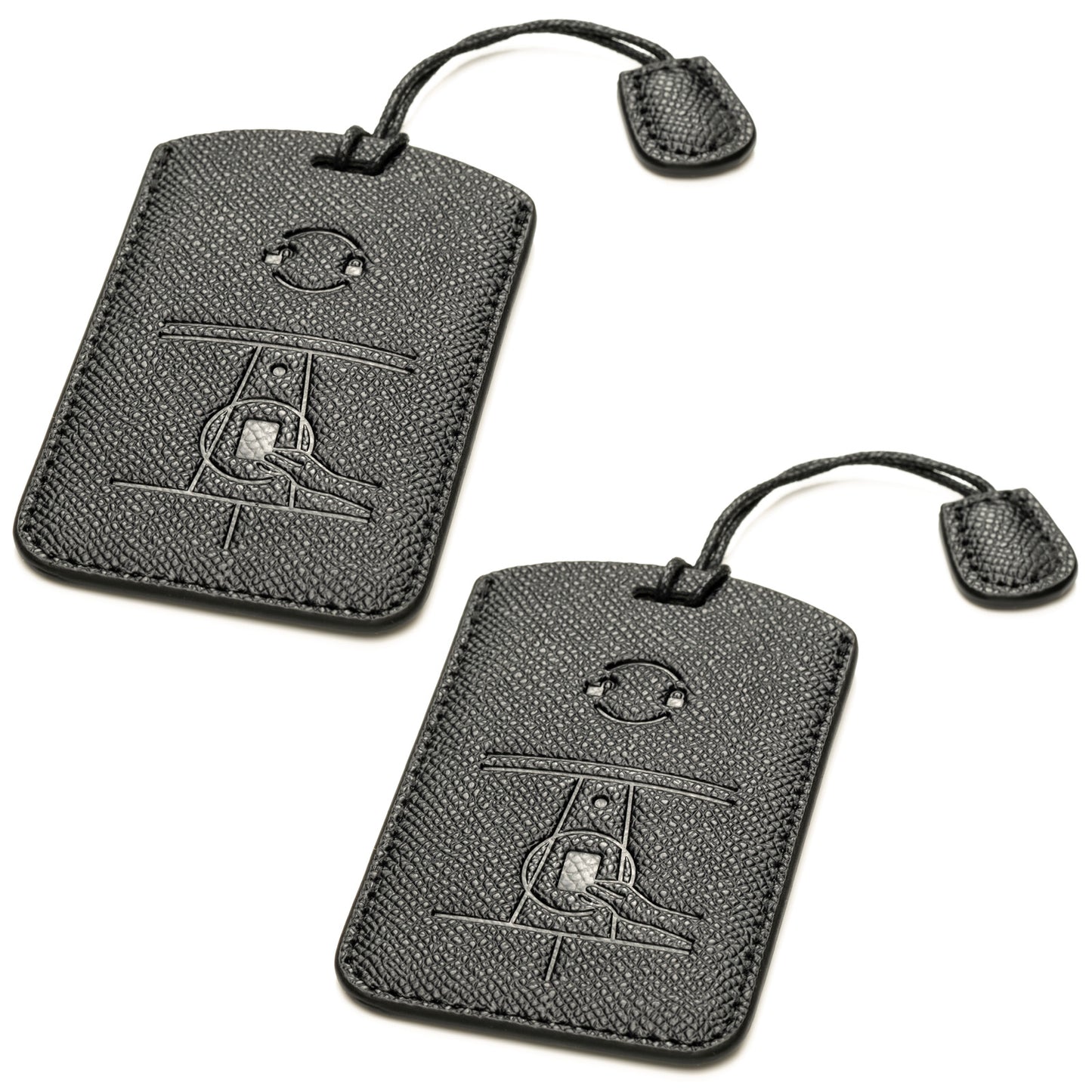 Vitodeco Premium Leather Digital Key Card Case Cover Protector Compatible with Tesla Model Y, Model 3, Model X, Model S, Cybertruck