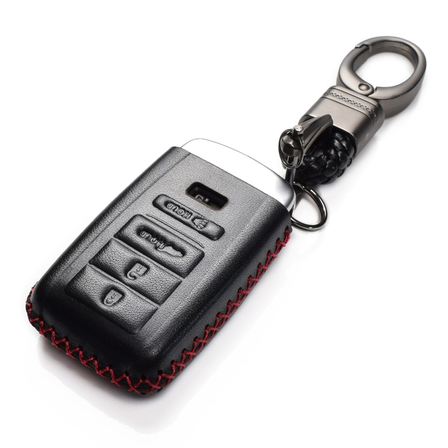 Vitodeco Leather Key Fob Case Compatible for Acura RDX, MDX, ILX, TLX 2016-2020, 4-Button