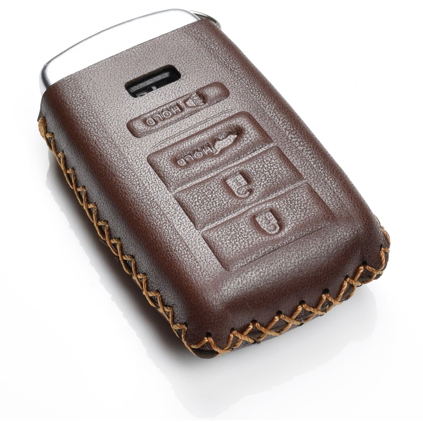 Vitodeco Leather Key Fob Case Compatible for Acura RDX, MDX, ILX, TLX 2016-2020, 4-Button