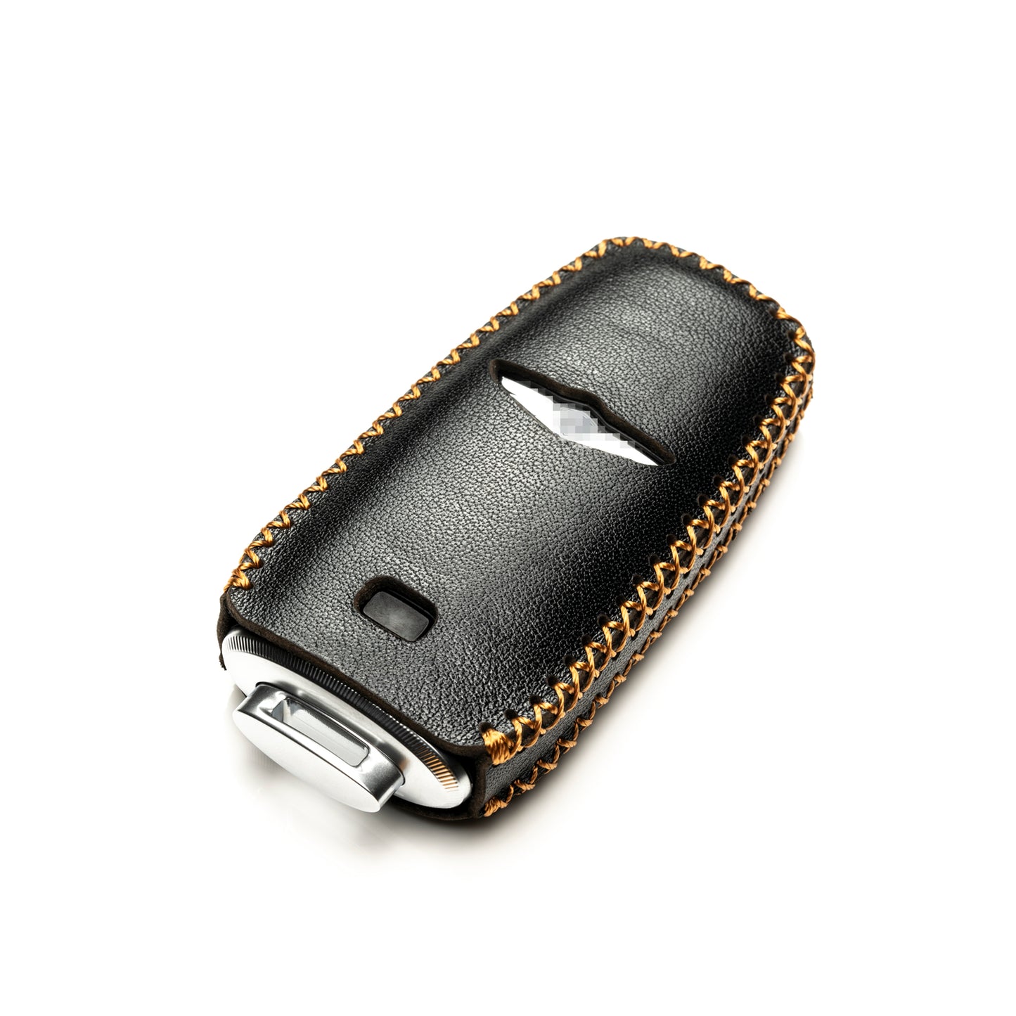 Vitodeco Leather Key Fob Case Compatible for Genesis GV70, GV80, G70, G80, G90 2021-2022, 6-Button