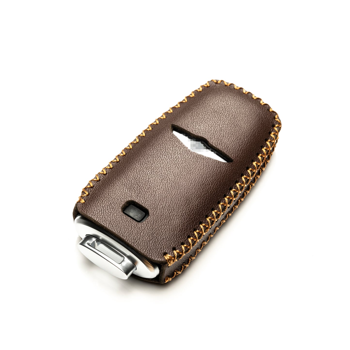 Vitodeco Leather Key Fob Case Compatible for Genesis GV70, GV80, G70, G80, G90 2021-2022, 6-Button