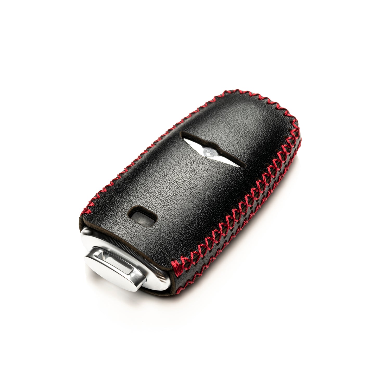 Vitodeco Leather Key Fob Case Compatible for Genesis GV70, GV80, G70, G80, G90 2021-2022, 8-Button