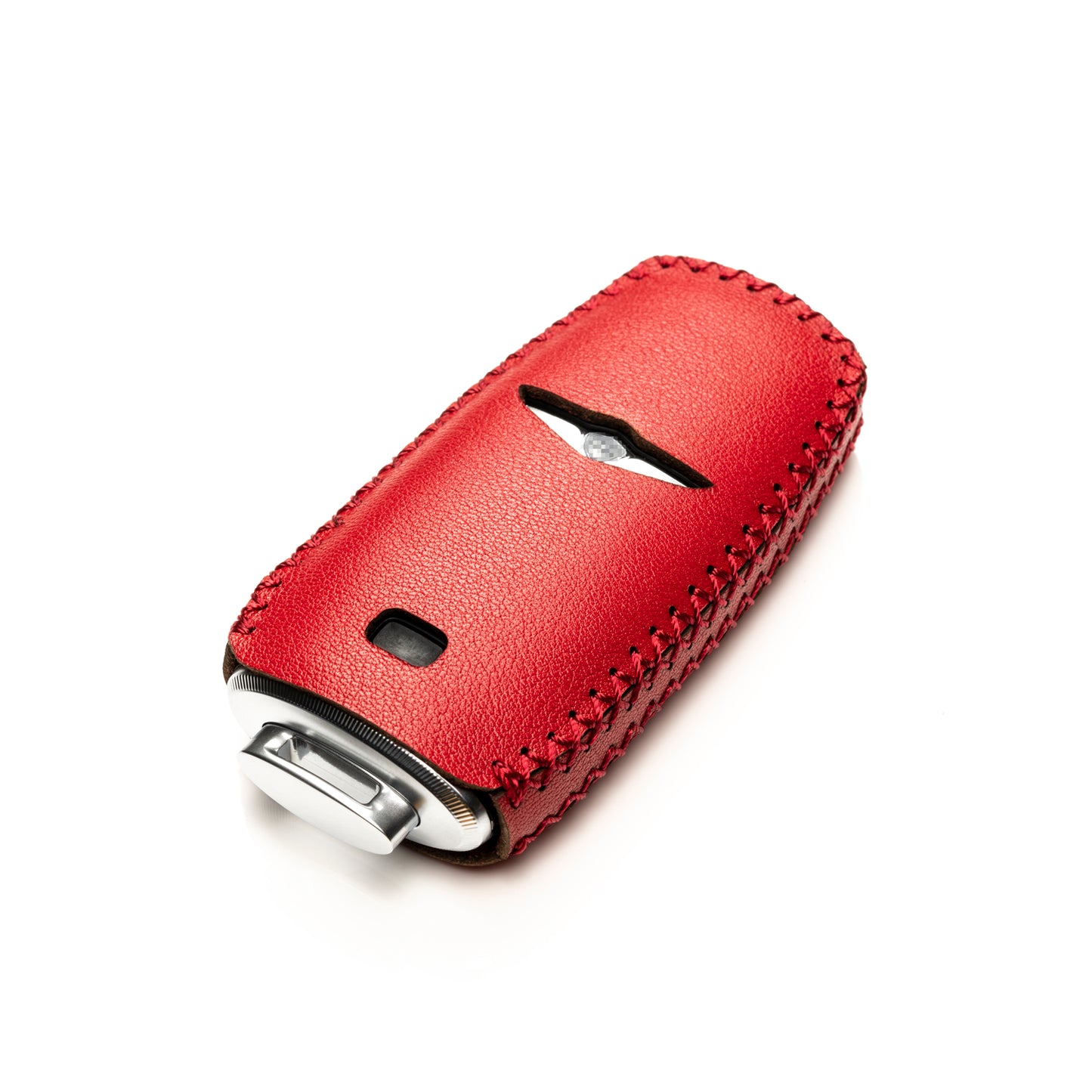 Vitodeco Leather Key Fob Case Compatible for Genesis GV70, GV80, G70, G80, G90 2021-2022, 8-Button