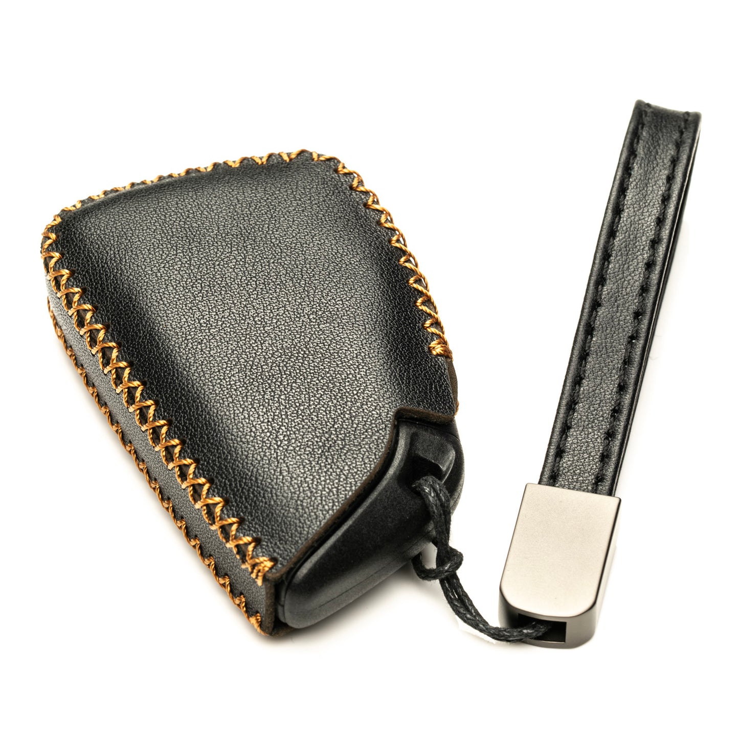 Vitodeco Leather Key Fob Cover Case Protector Compatible with Acura ZDX, Honda PROLOGUE, Buick ENVISION - 4 Buttons