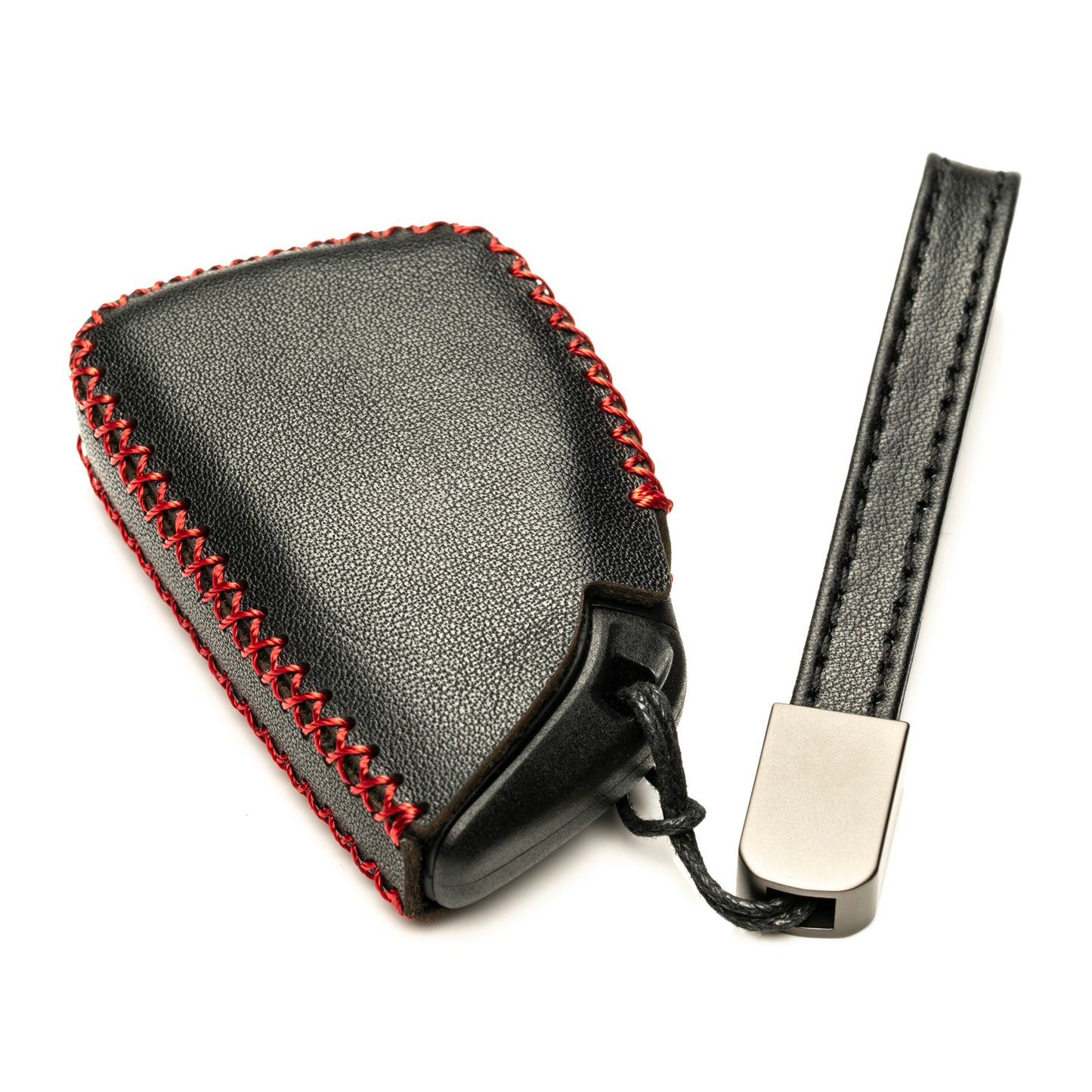 Vitodeco Leather Key Fob Cover Case Protector Compatible with Acura ZDX, Honda PROLOGUE, Buick ENVISION - 4 Buttons